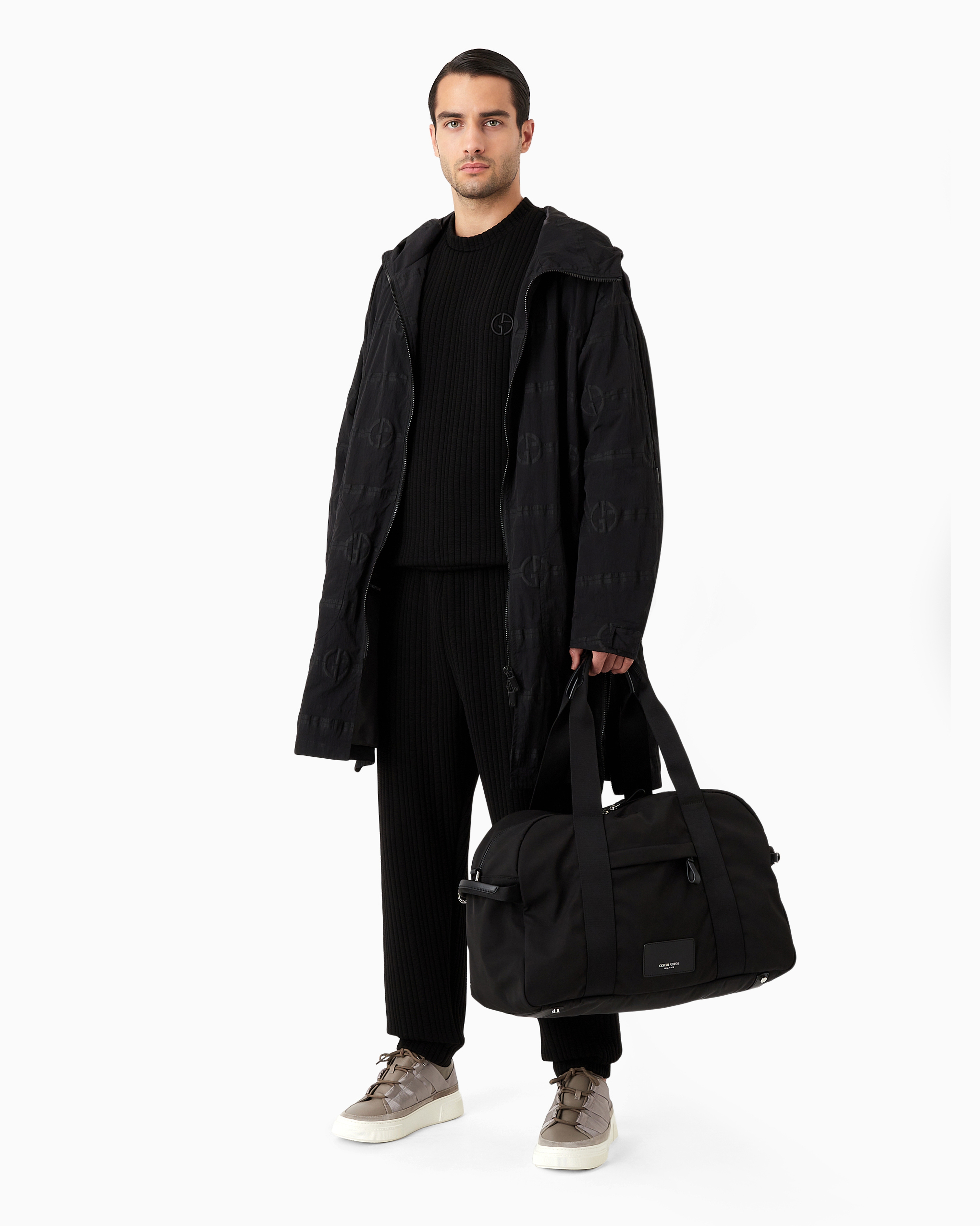 【GIORGIO ARMANI】ナイロン スモール ダッフルバッグ ジョルジオ アルマーニ◇ナイロン製スモールダッフルバッグ ASV