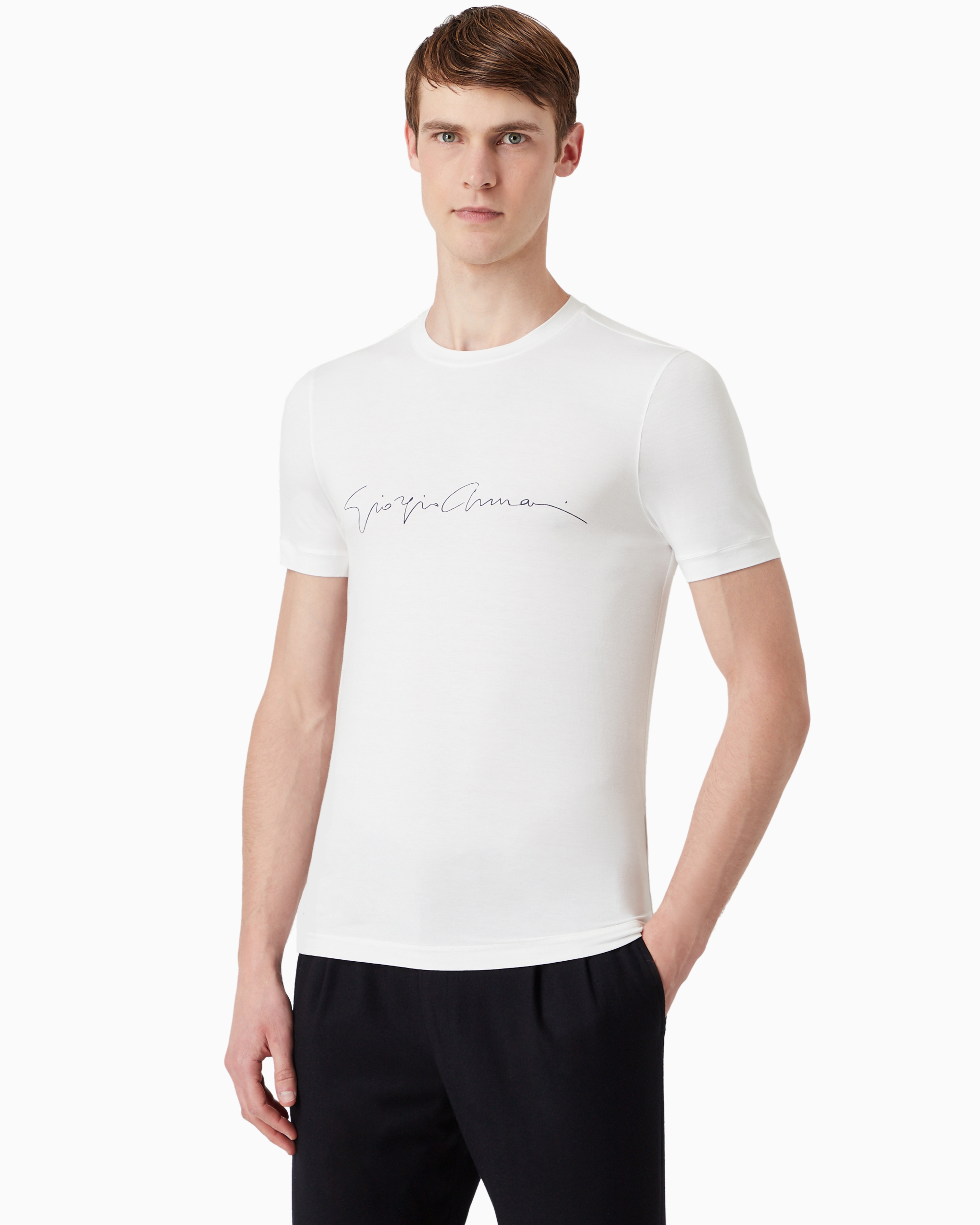 Giorgio Armani Topwear In Panna
