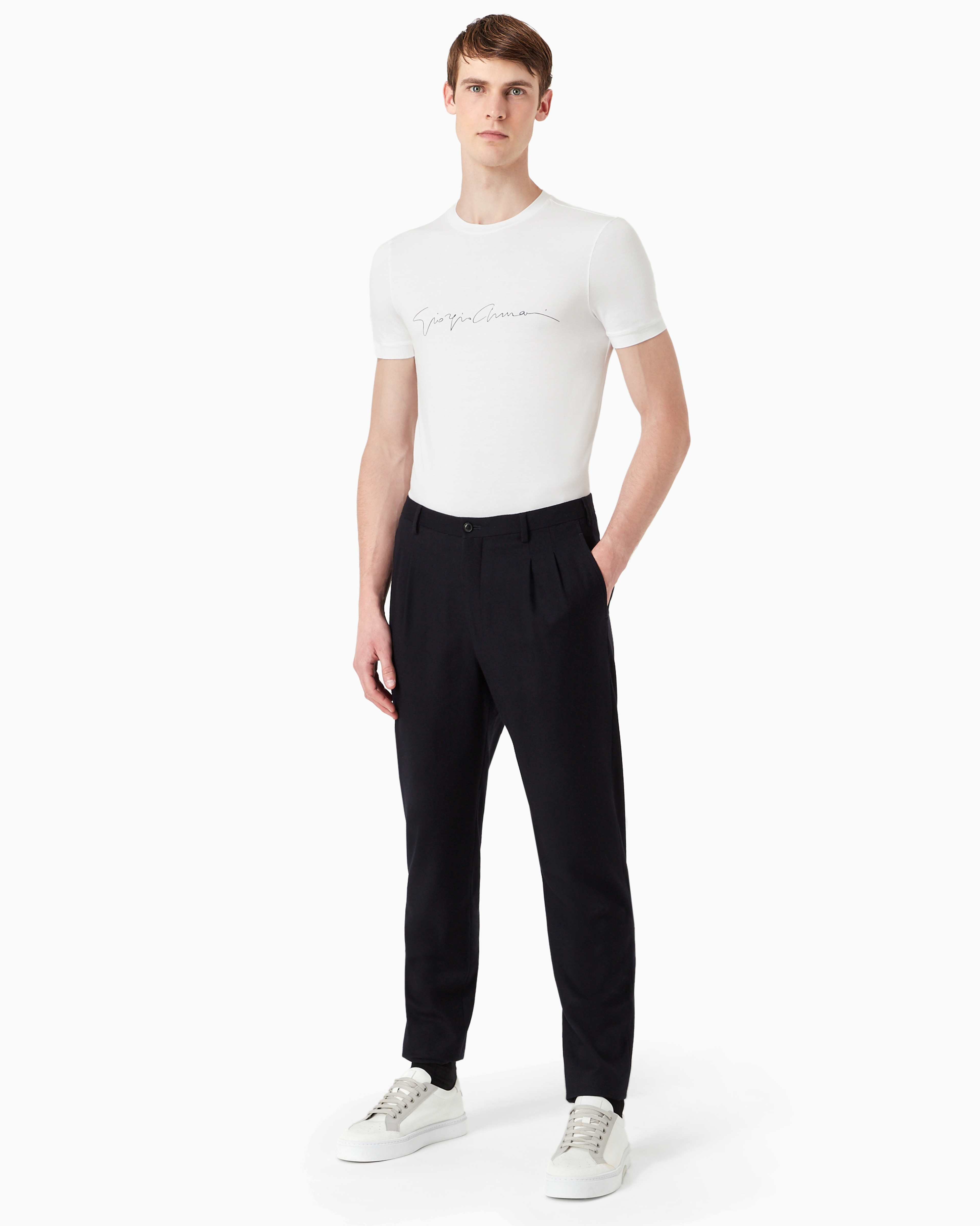 Giorgio Armani Topwear In Panna