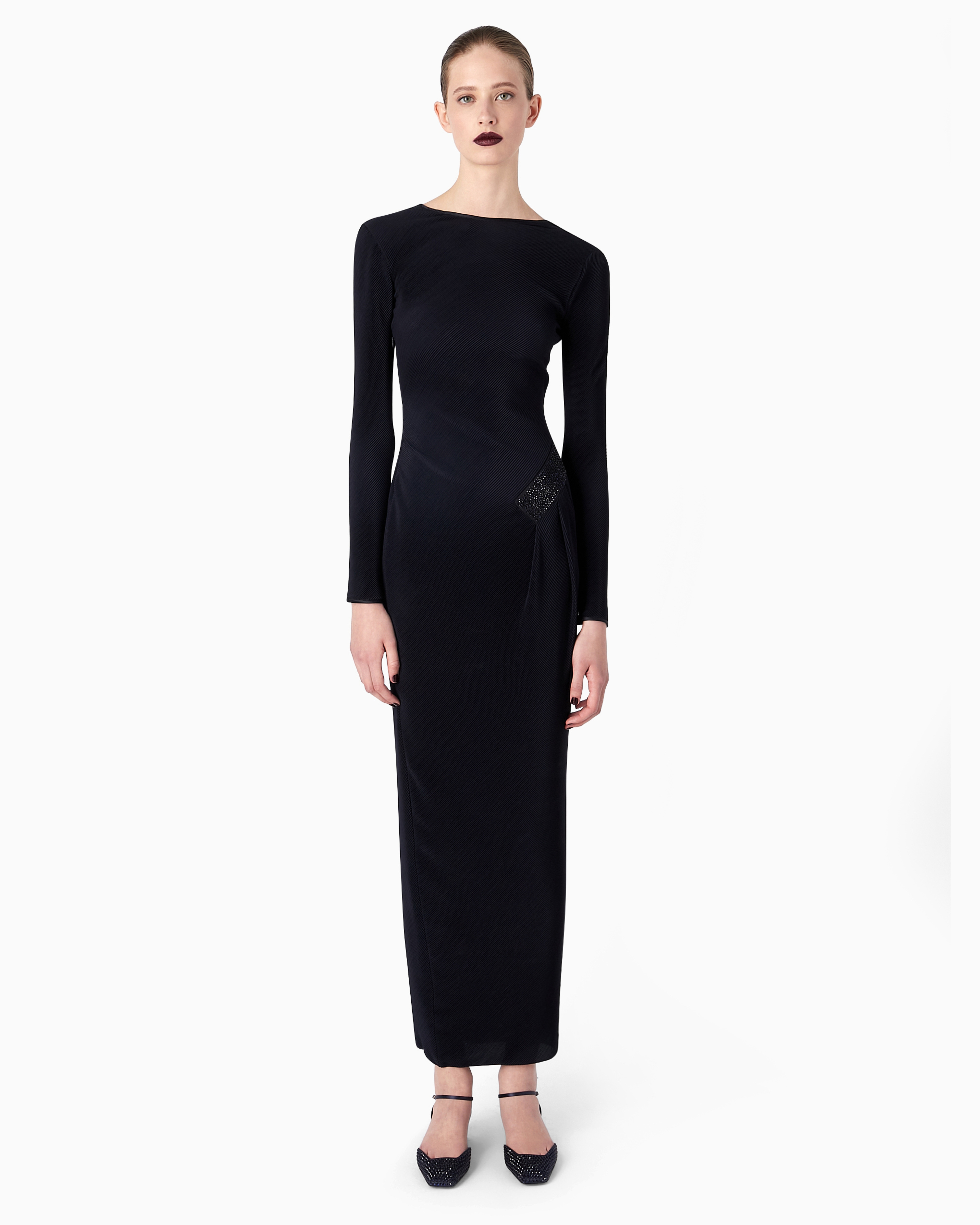 ワンピース GIORGIO ARMANI ETTE LONG DRESS Giorgio Armani Floral Silk Long-Sleeve Maxi Dress | Saks