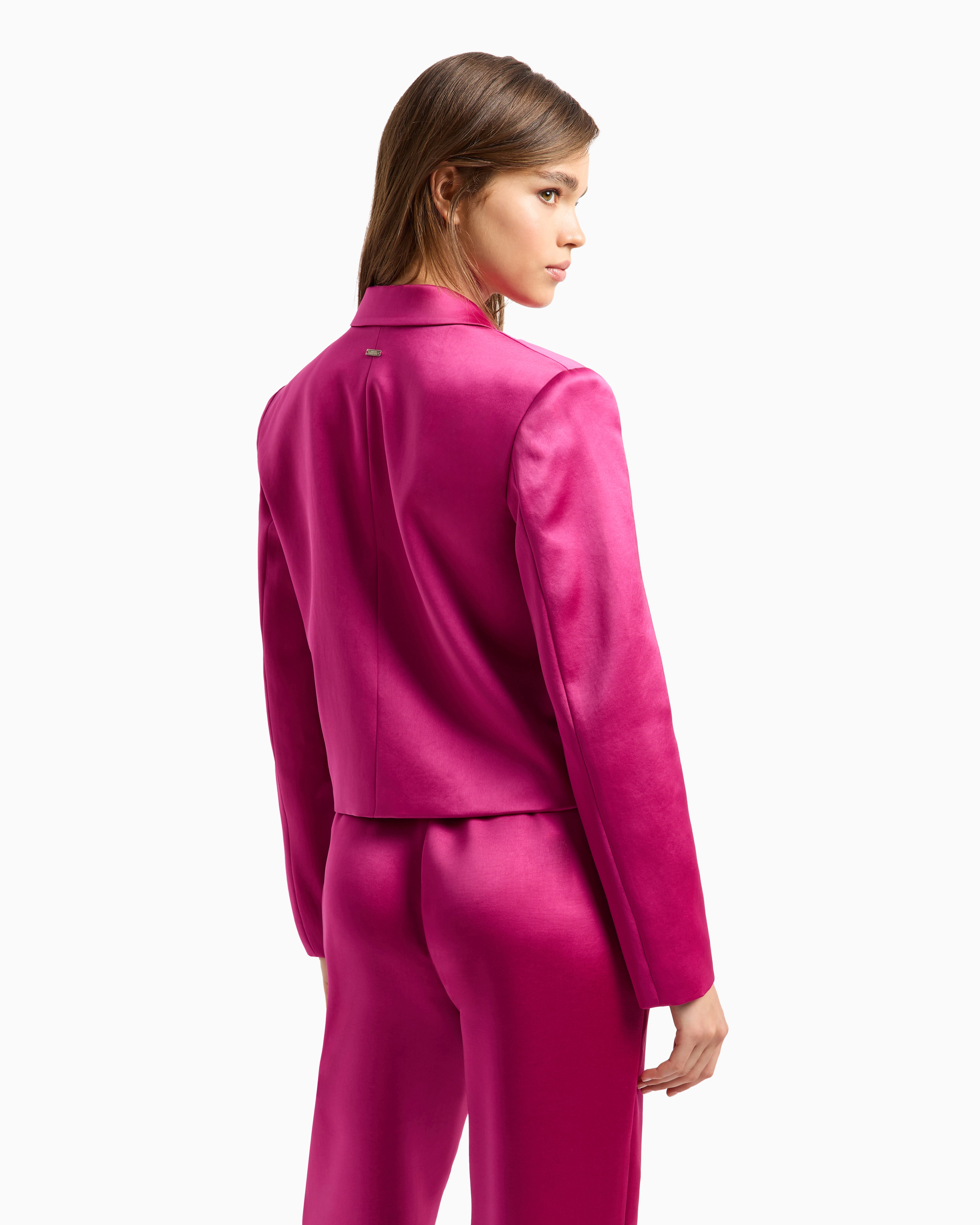Short satin jacket | Armani Exchange