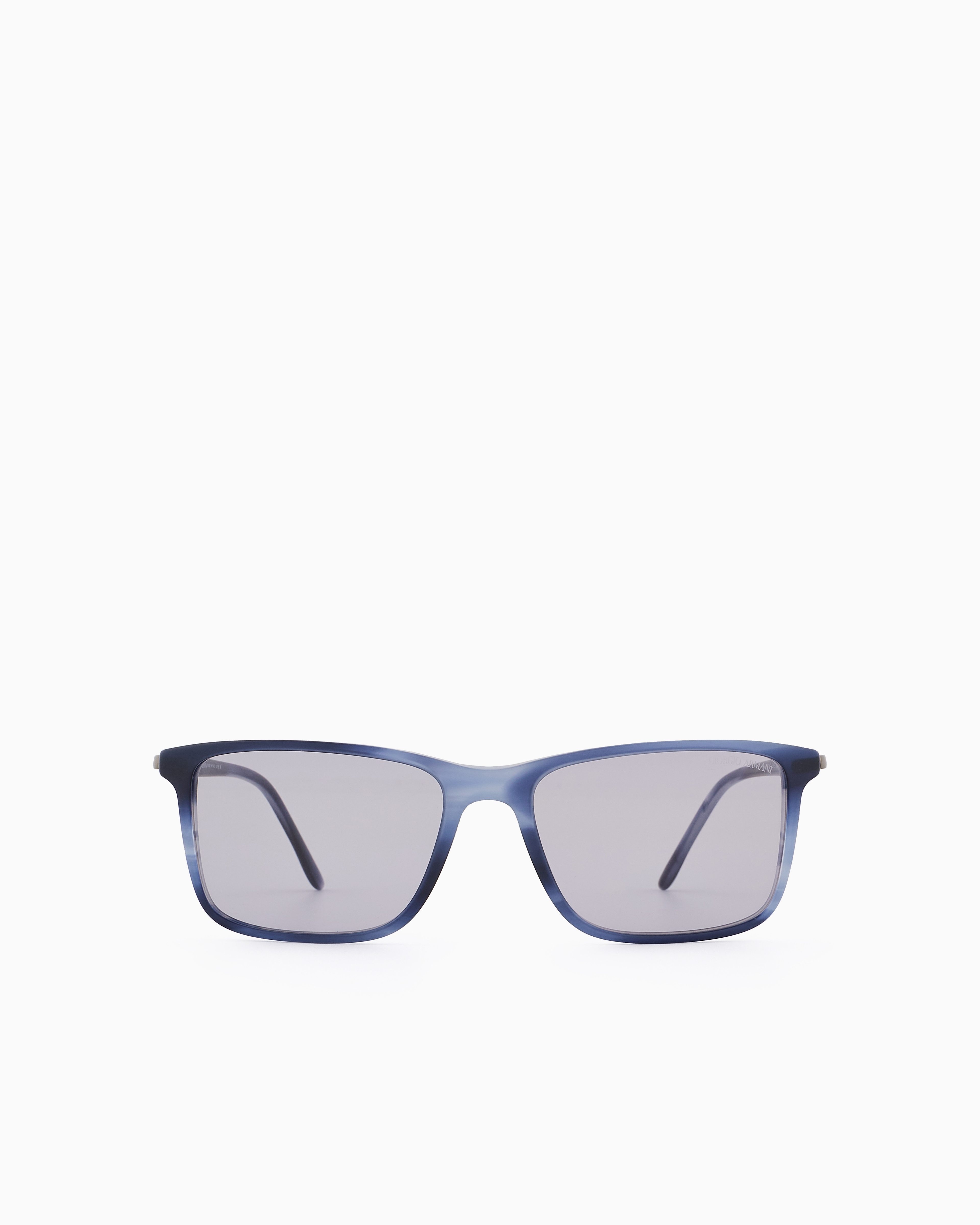 Giorgio Armani Rectangle Frame Sunglasses In Blue