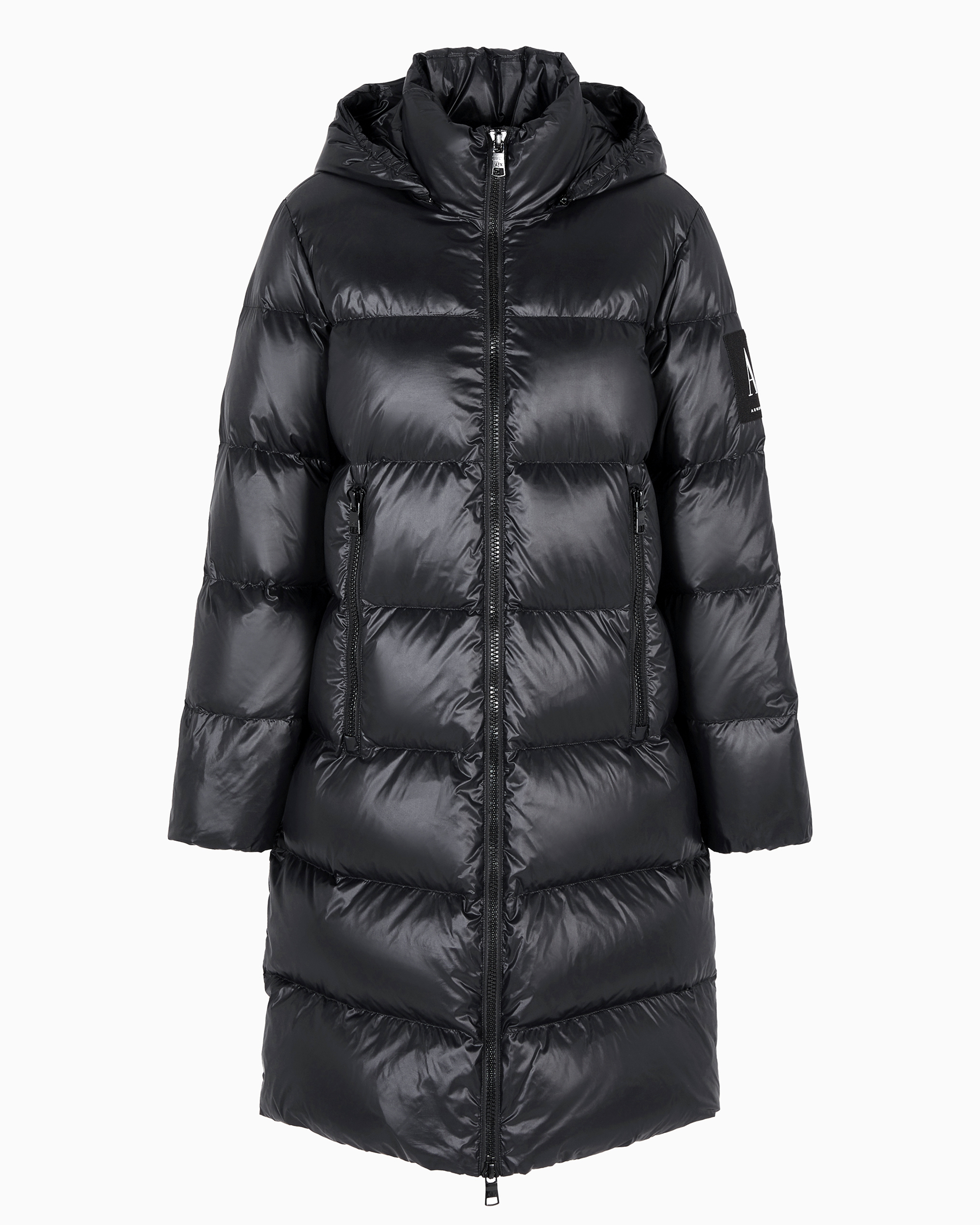 Armani Exchange Official Store Puffer Jackets In Black