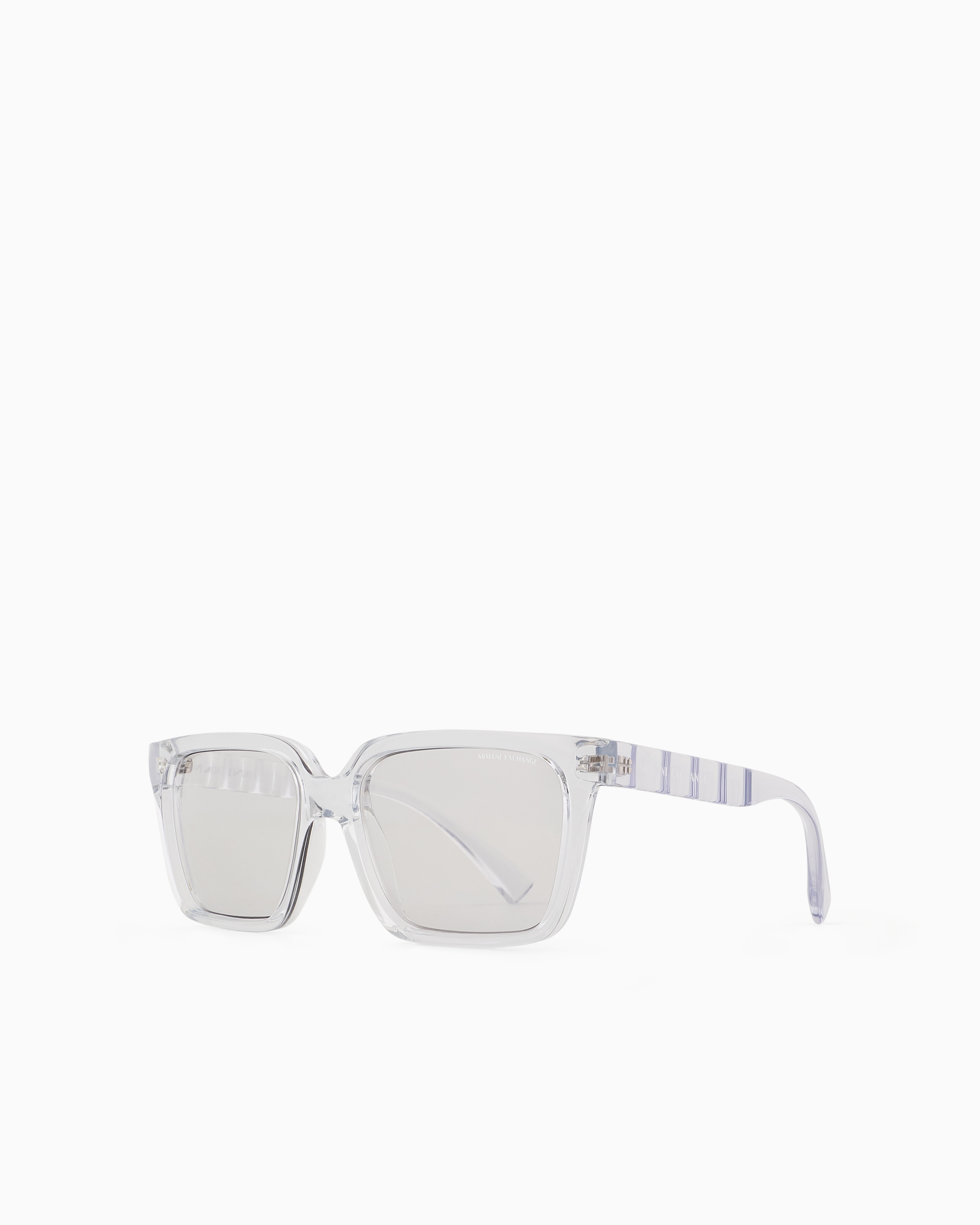Armani Exchange Sunglasses In Transparent