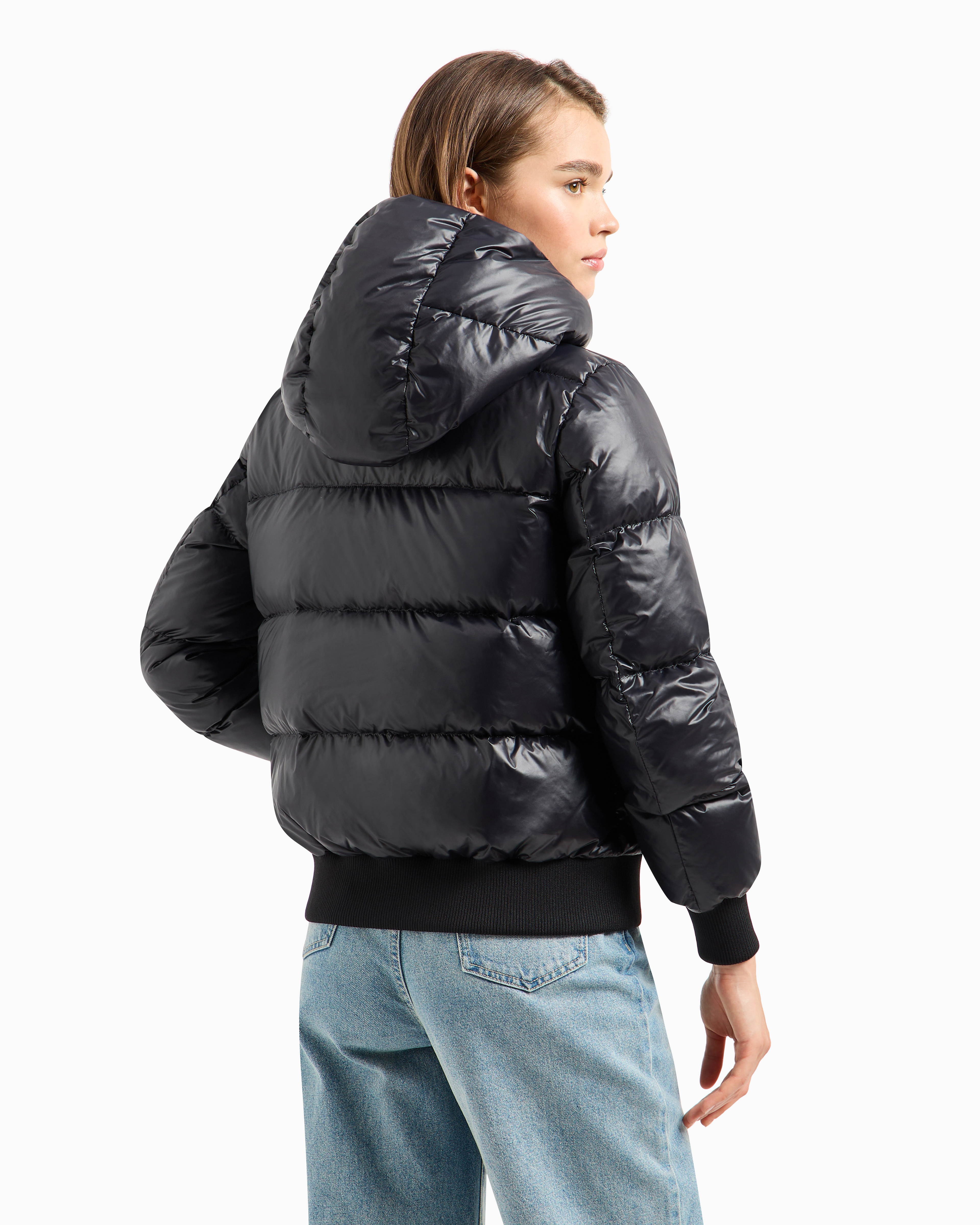 Icon Project Padded Jacket with Hood | Armani Exchange