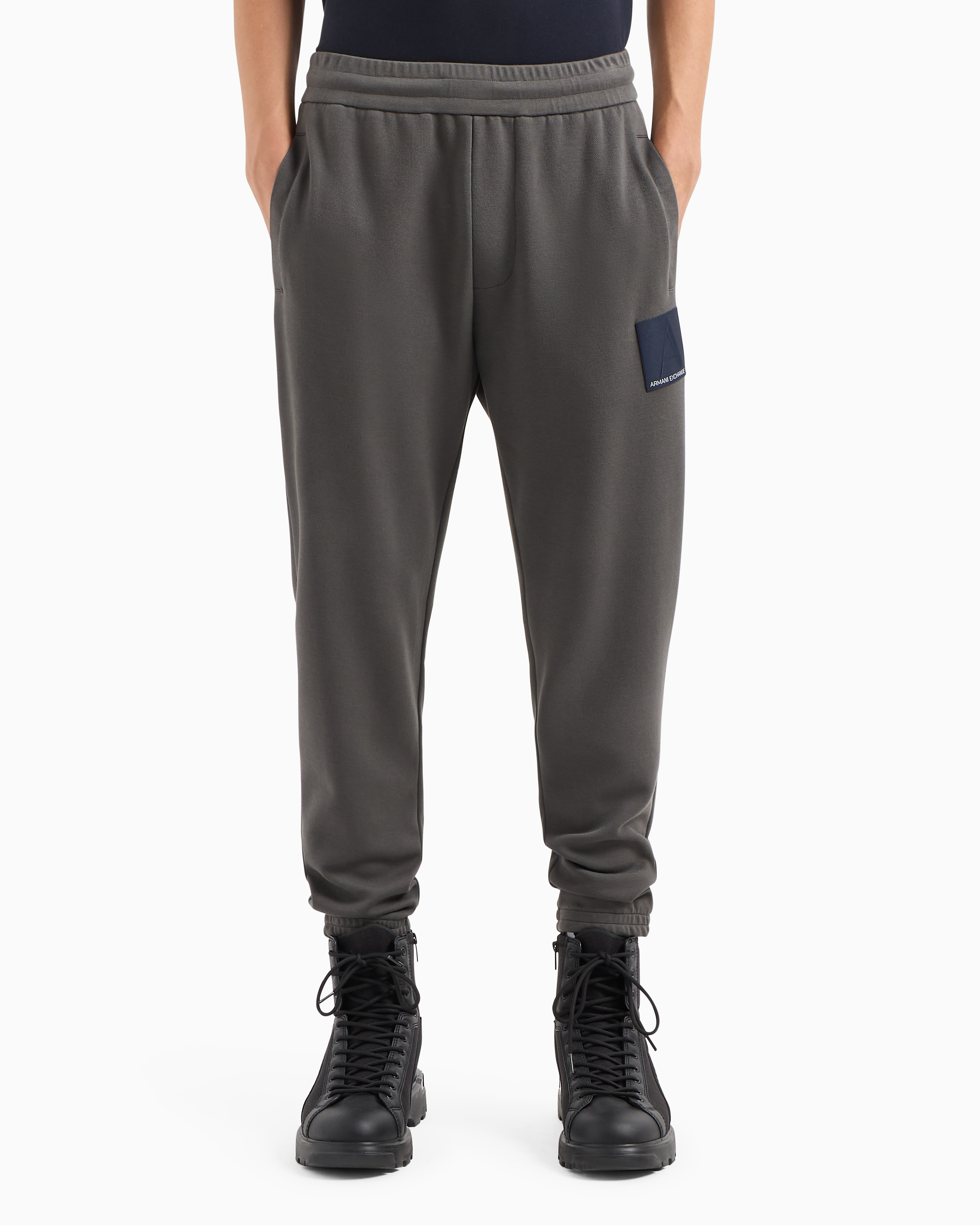 ARMANI EXCHANGE TROUSERS IN FLOWING FABRIC 