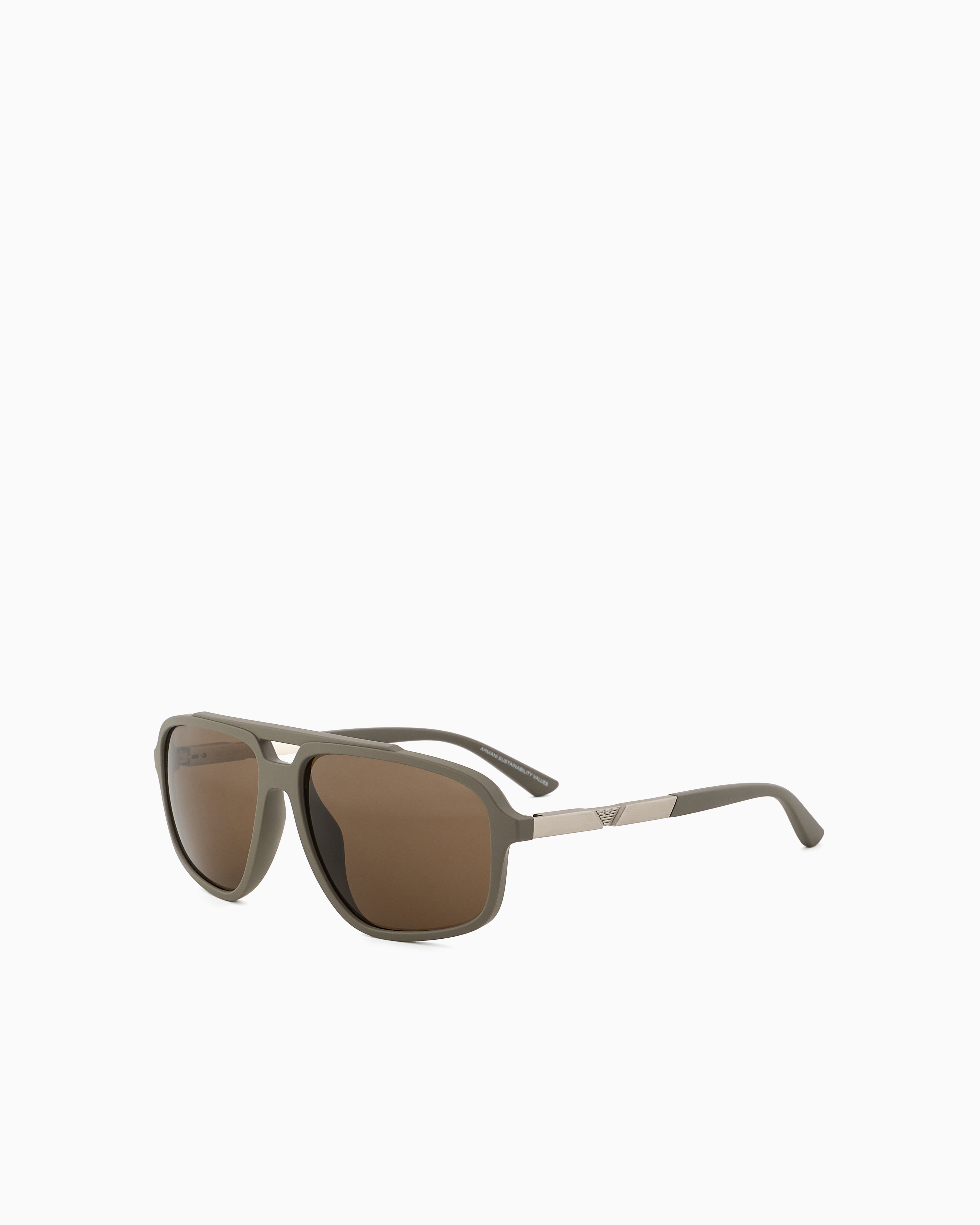 Emporio Armani Sunglasses In Beige