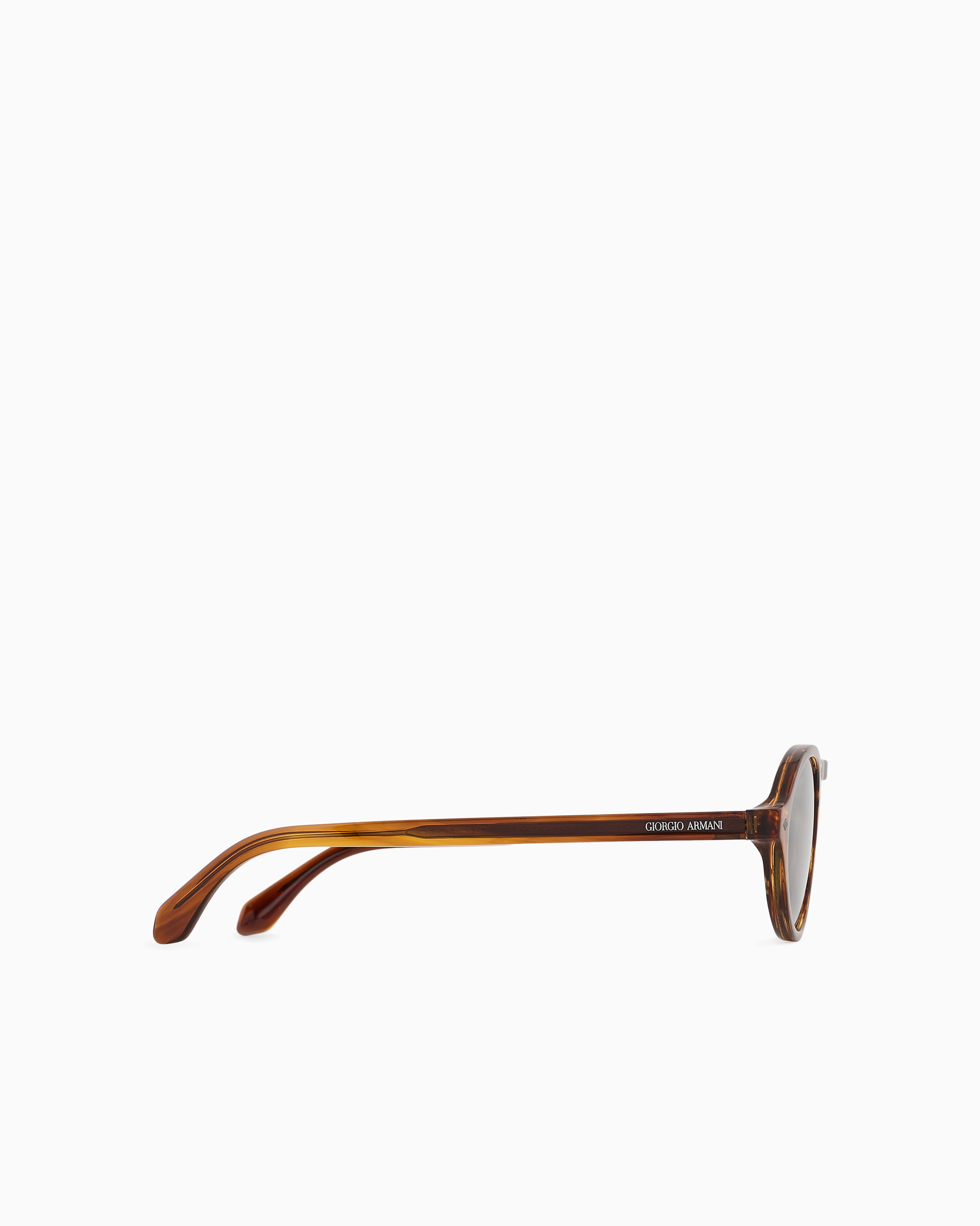Giorgio Armani Havana Acetate Sunglasses In Brown