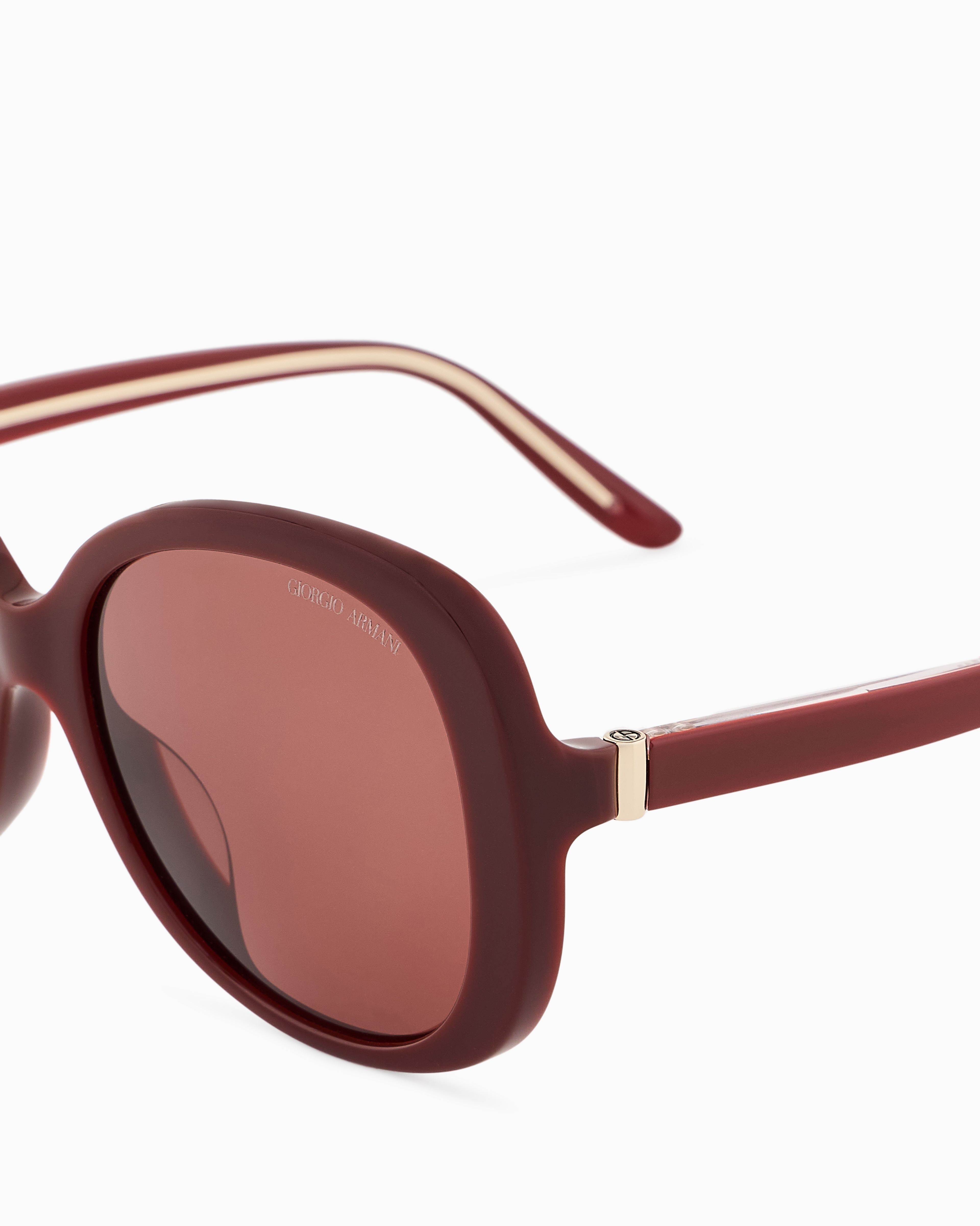 Giorgio Armani Sunglasses In Burgundy