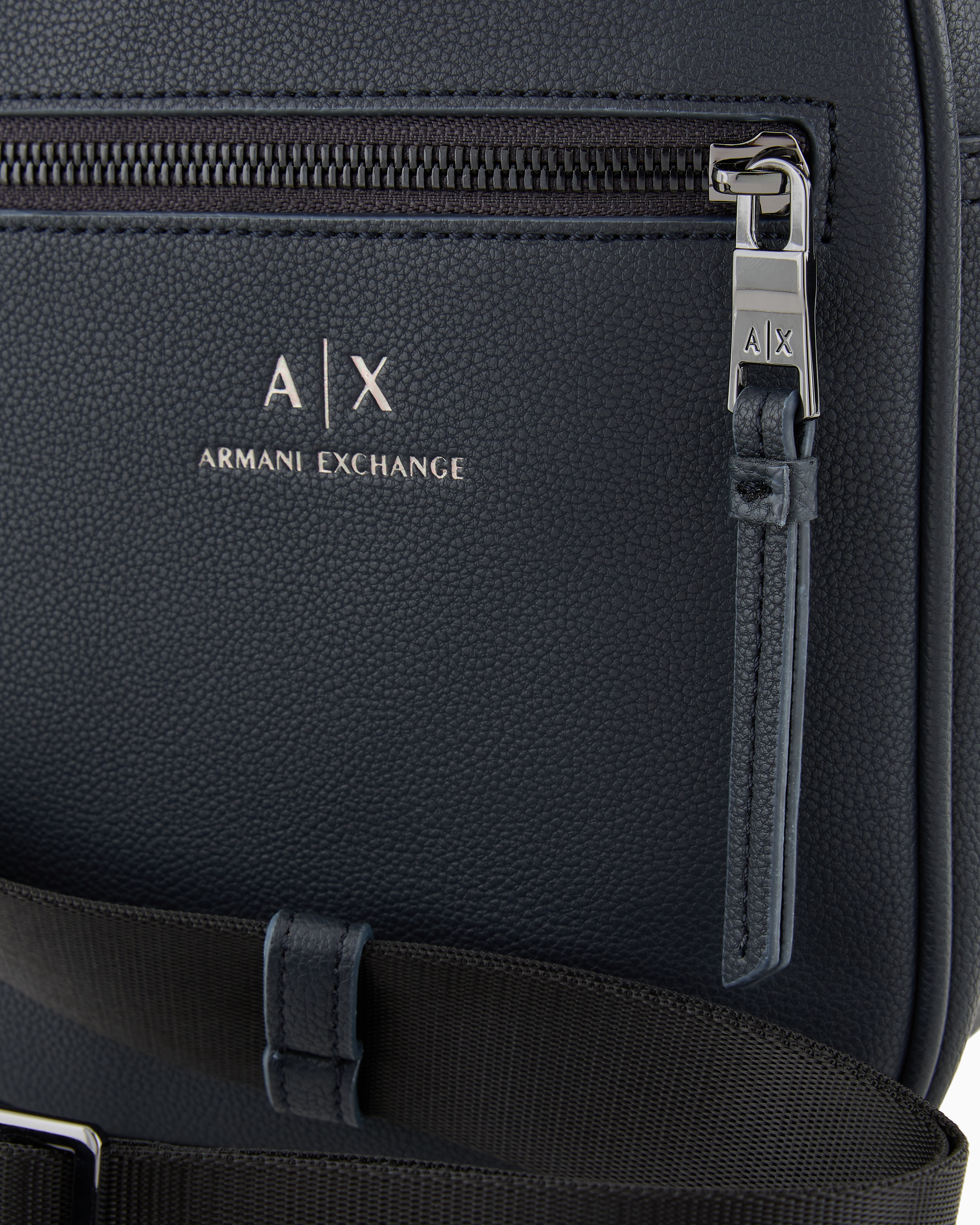 Armani Exchange Crossbody Bag With Logo In Navy Blue