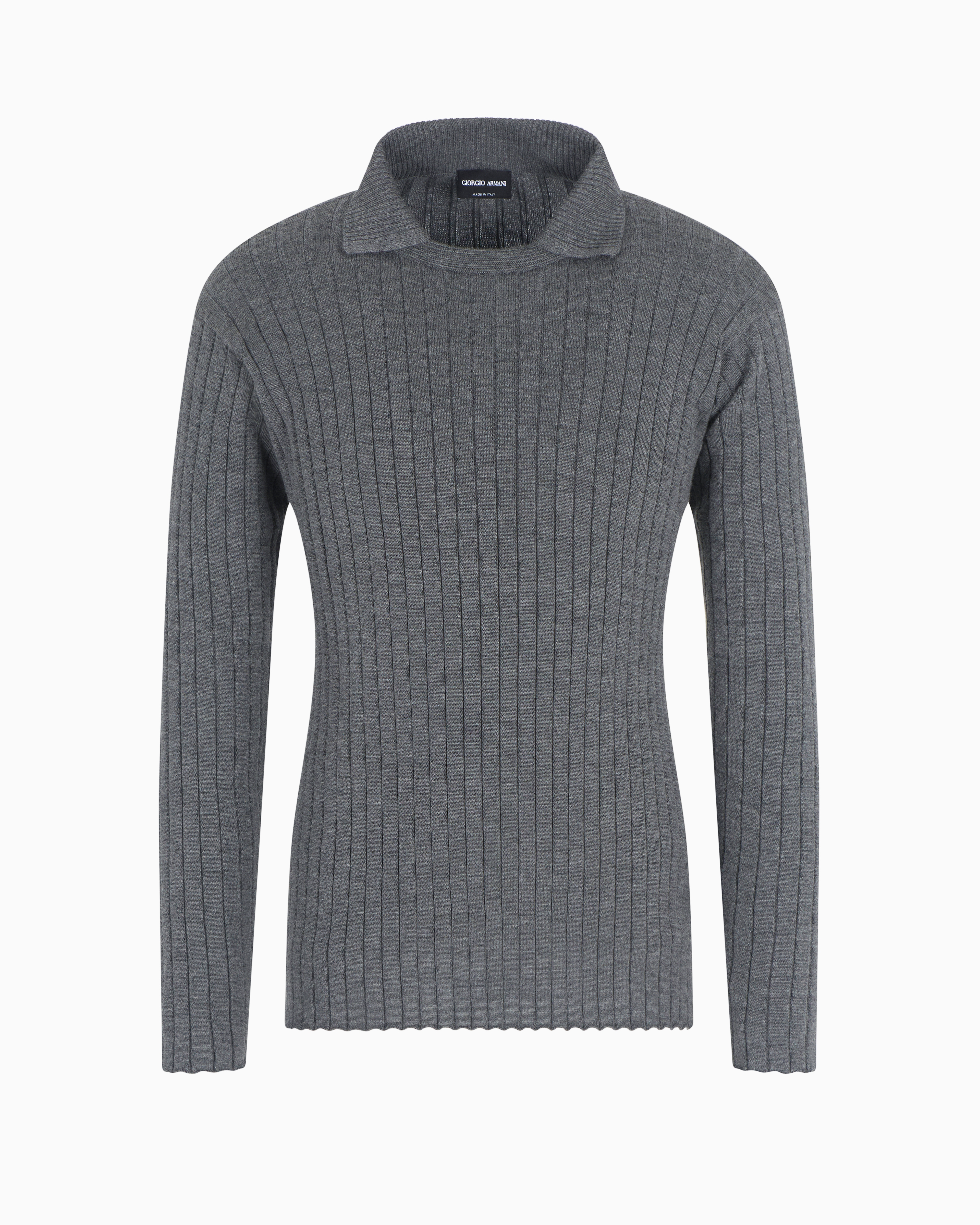 Giorgio Armani Ribbed Cashmere And Silk Jumper
