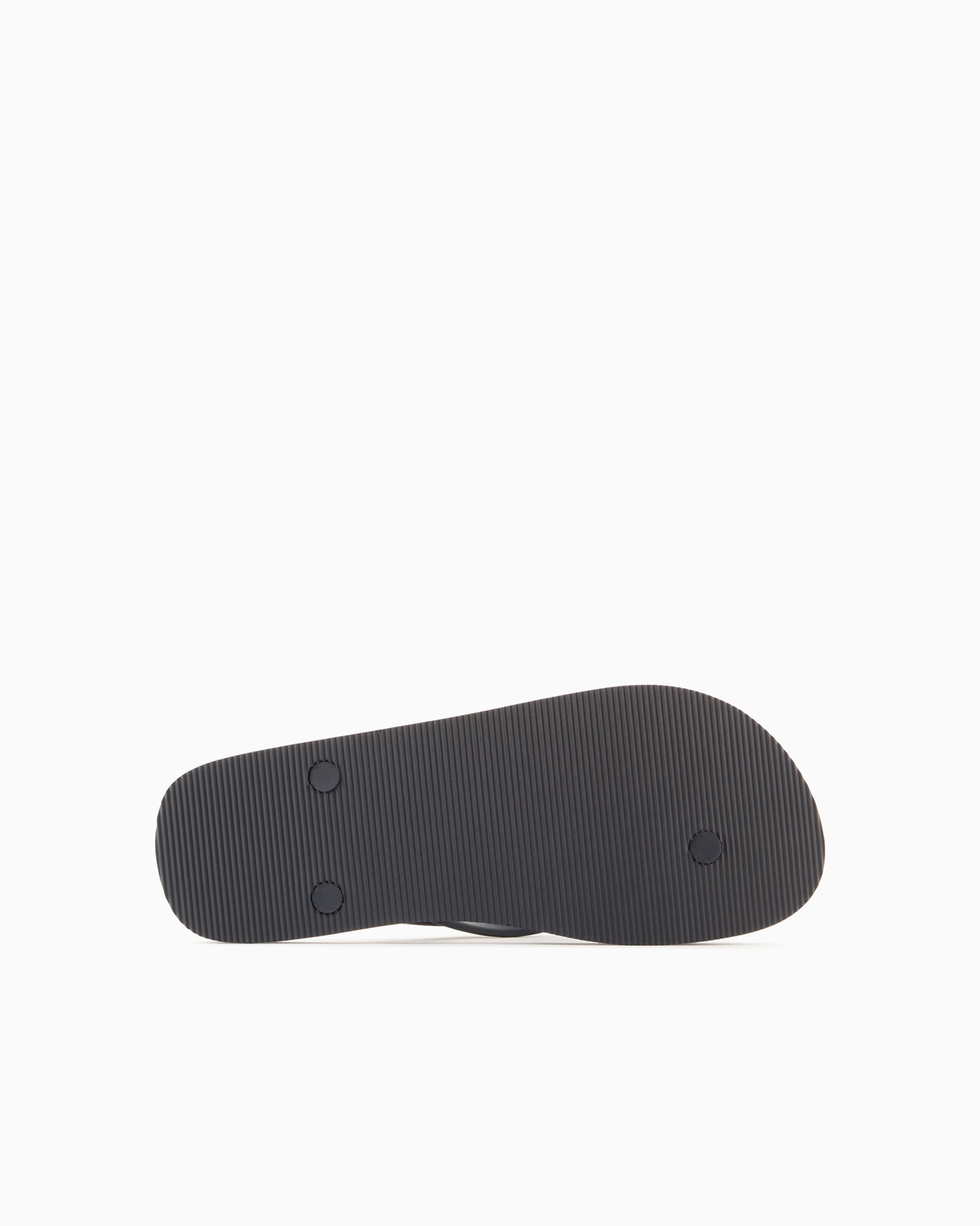 Armani Exchange Flip-flops In Blu Navy