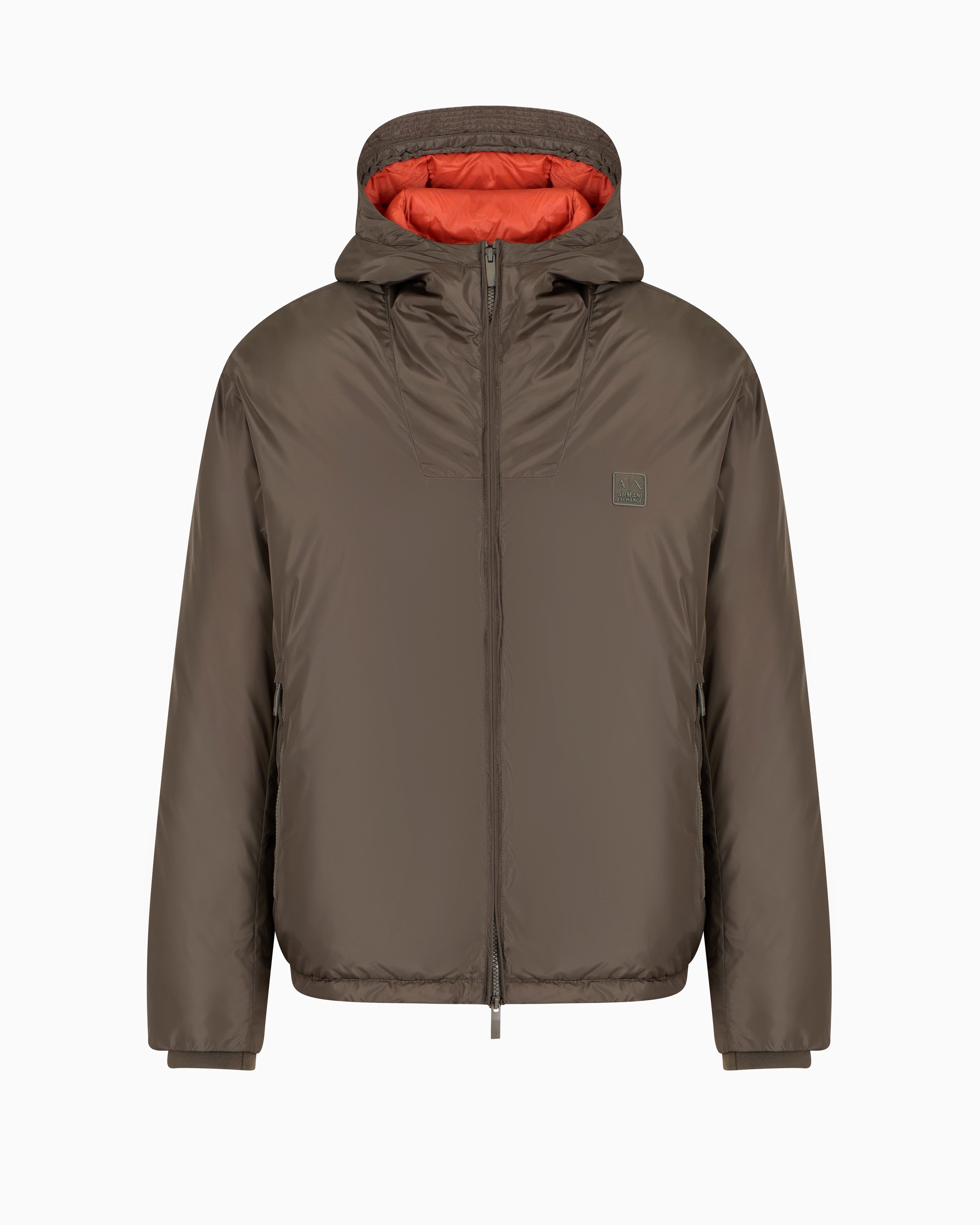 Armani Exchange Official Store Down Jackets In Verde Militare