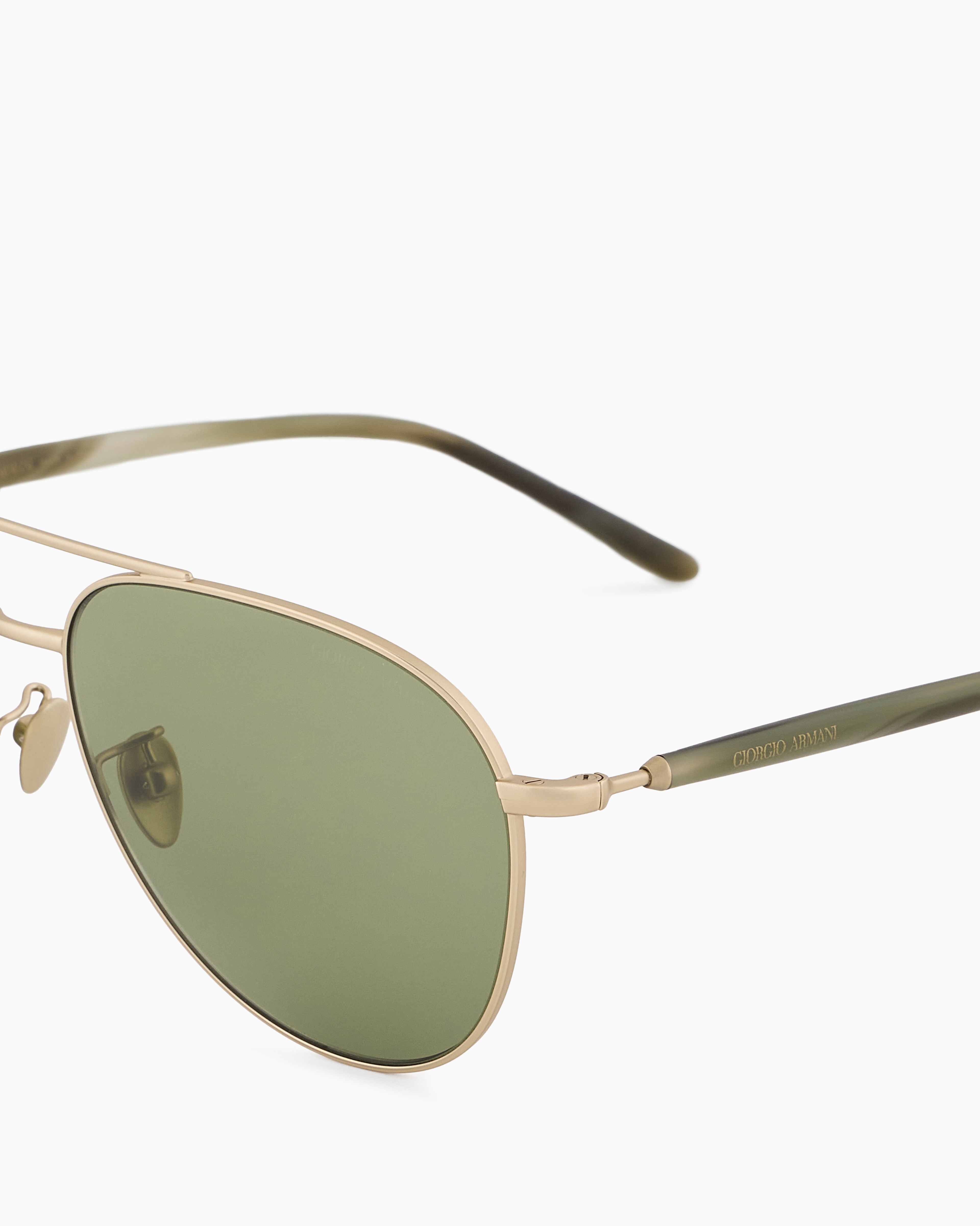 Giorgio Armani Man Sunglass Ar6162 In Gold