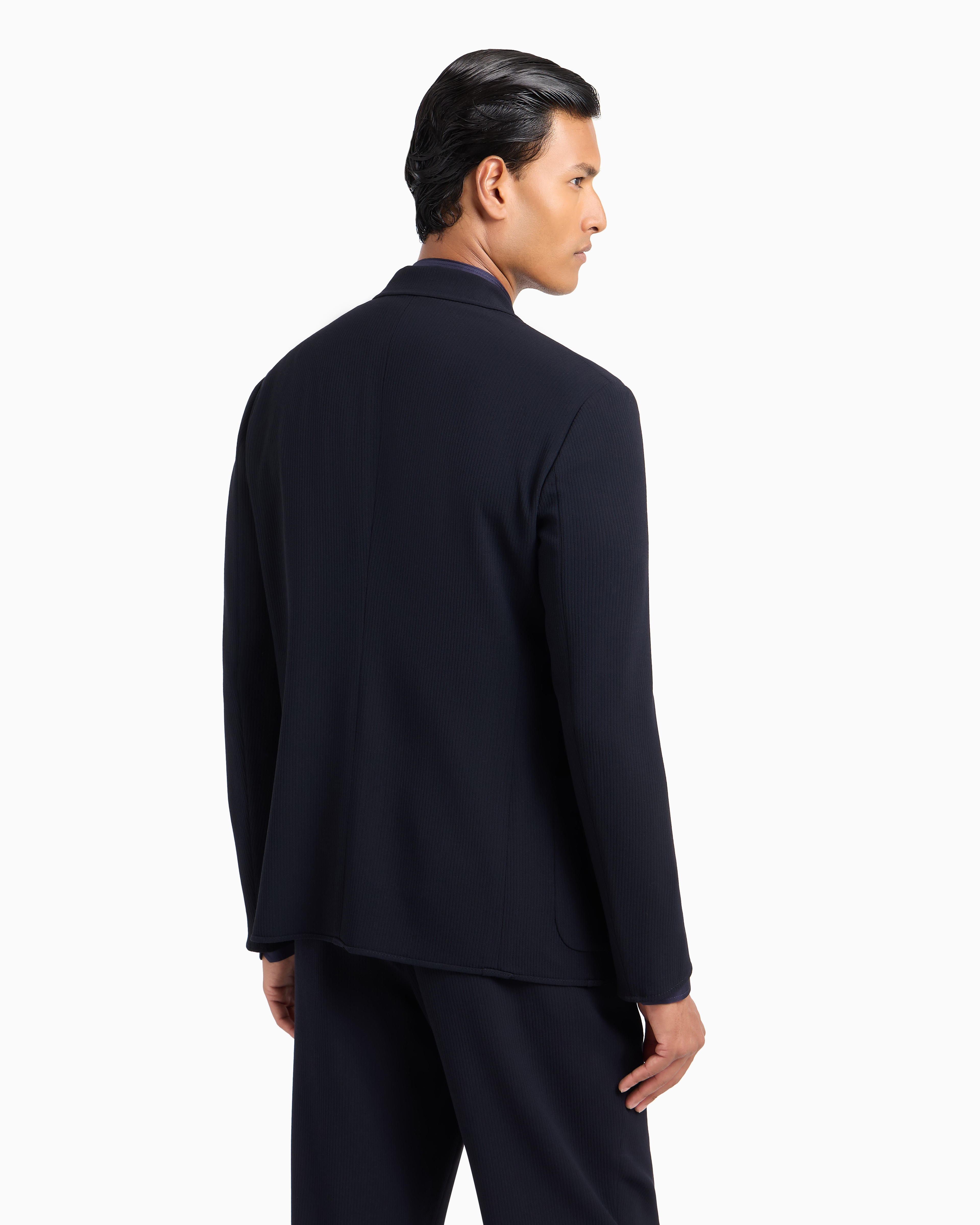 GIORGIO ARMANI SINGLE-BREASTED, VIRGIN-WOOL JACKET 