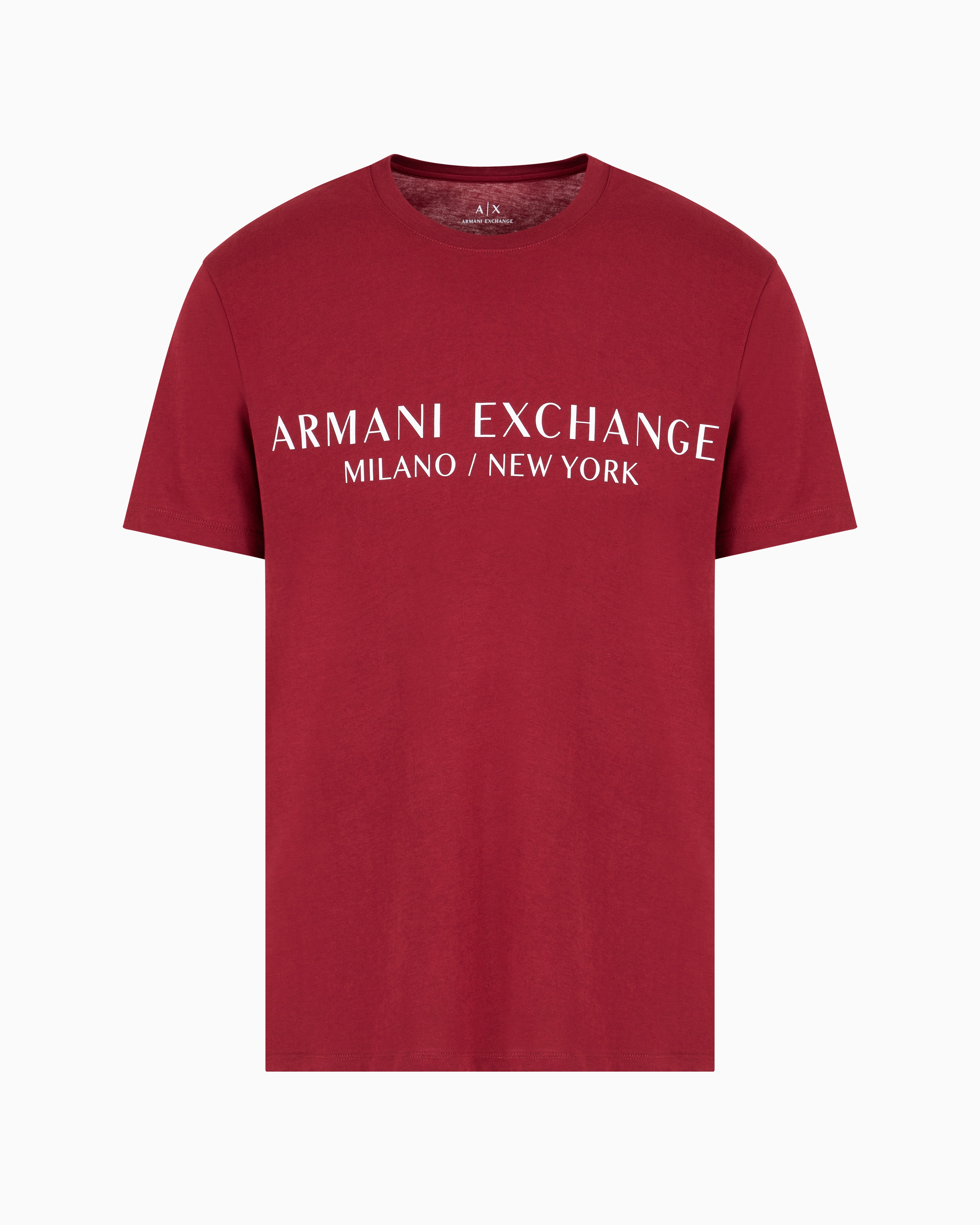 Tシャツ・カットソー ARMANI EXCHANGE Men T-shirt Red 8NZT72Z8H4Z 14AQ Armani Exchange Men's Small Ax Logo T-Shirt - Red | TheHut.com