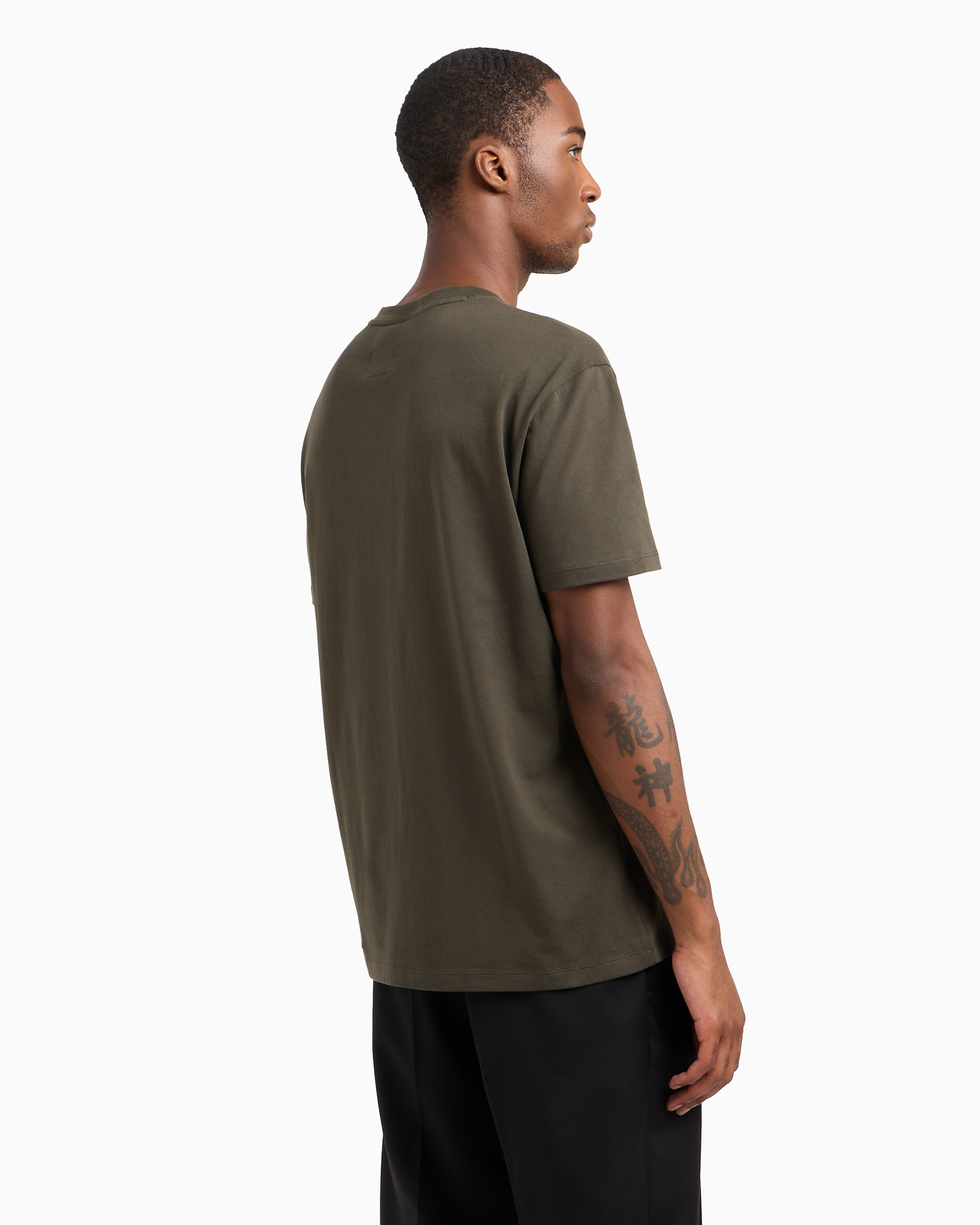 Tシャツ・カットソー Giorgio Armani Giorgio Armani Icon Viscose T-Shirt Icon Crew-neck T-shirt in stretch viscose jersey | Giorgio