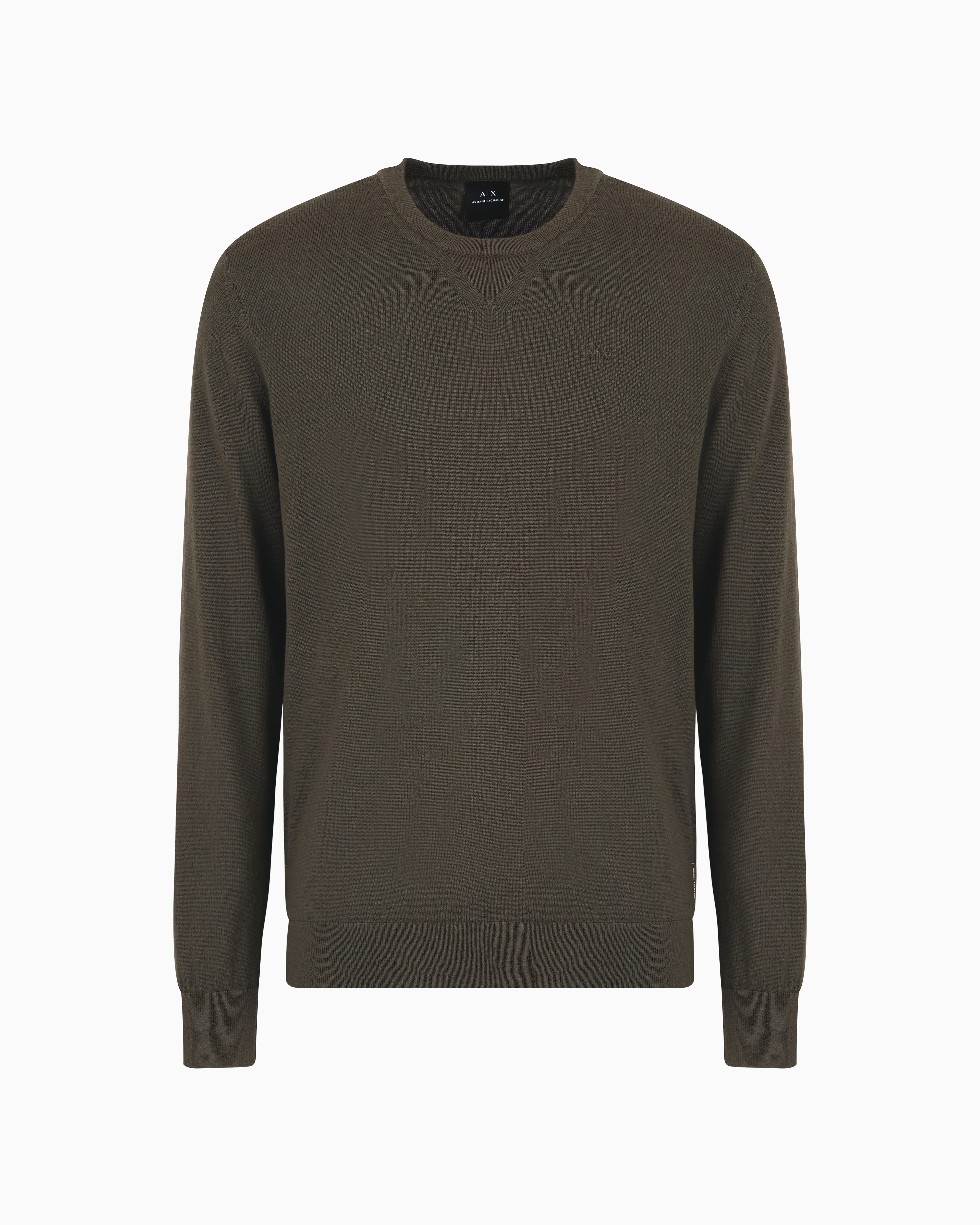 Armani Exchange Official Store Sweaters In Verde Militare