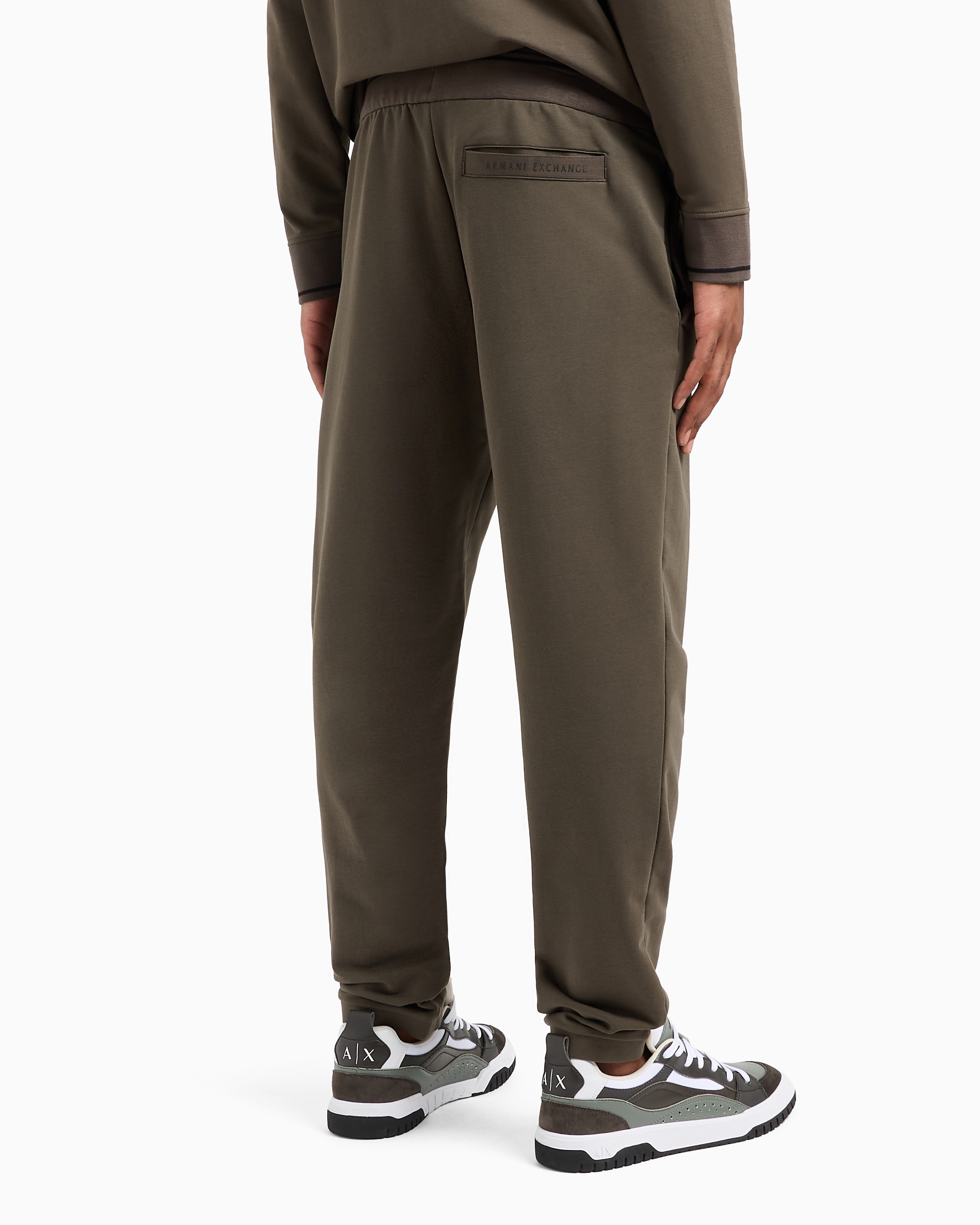 ARMANI EXCHANGE SOFT YARN JOGGER PANTS WITH LOGO 