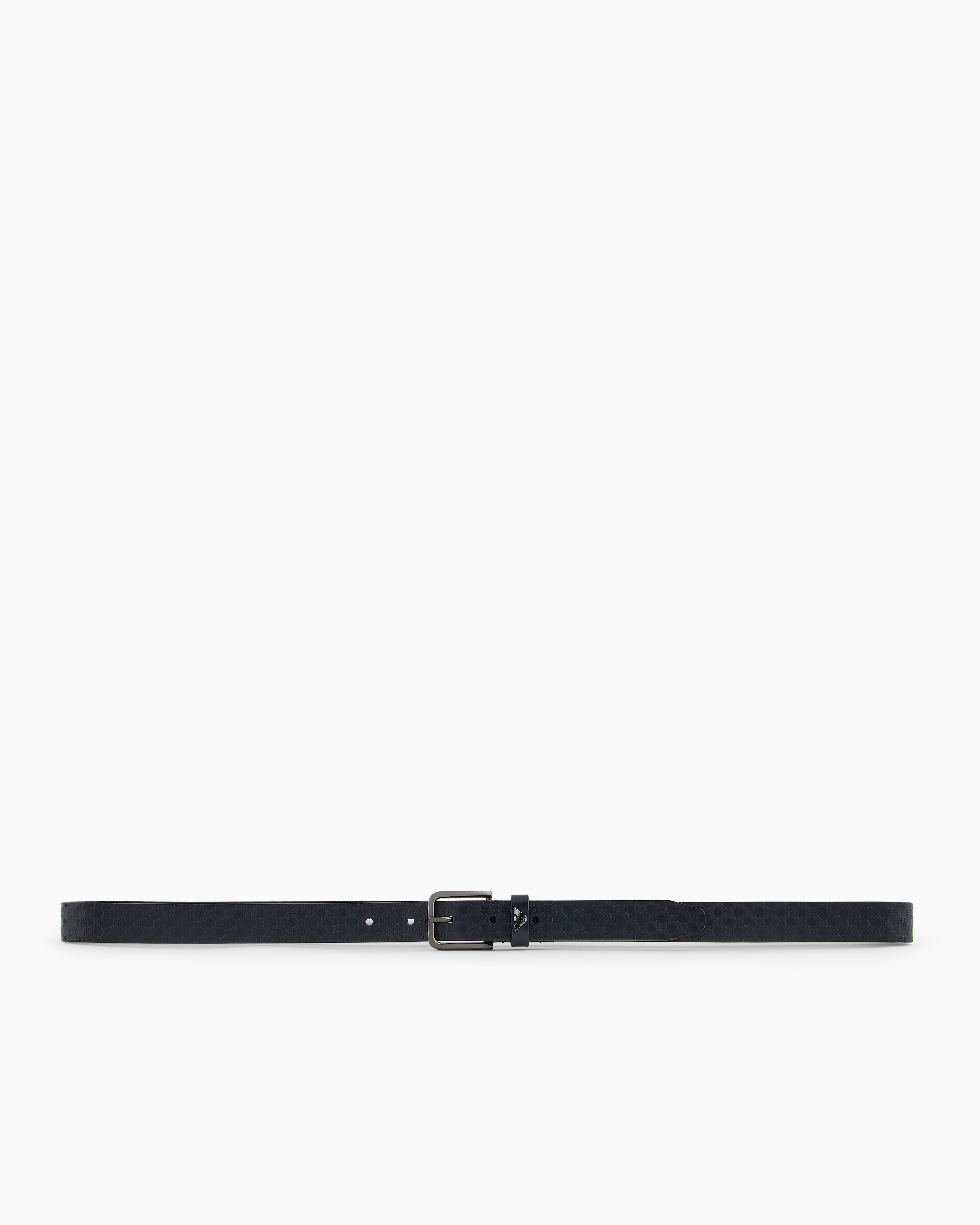 Ameri 新品未使用2WAY IMANE JACQUARD BELT Leather belt with all-over embossed pattern | Emporio Armani