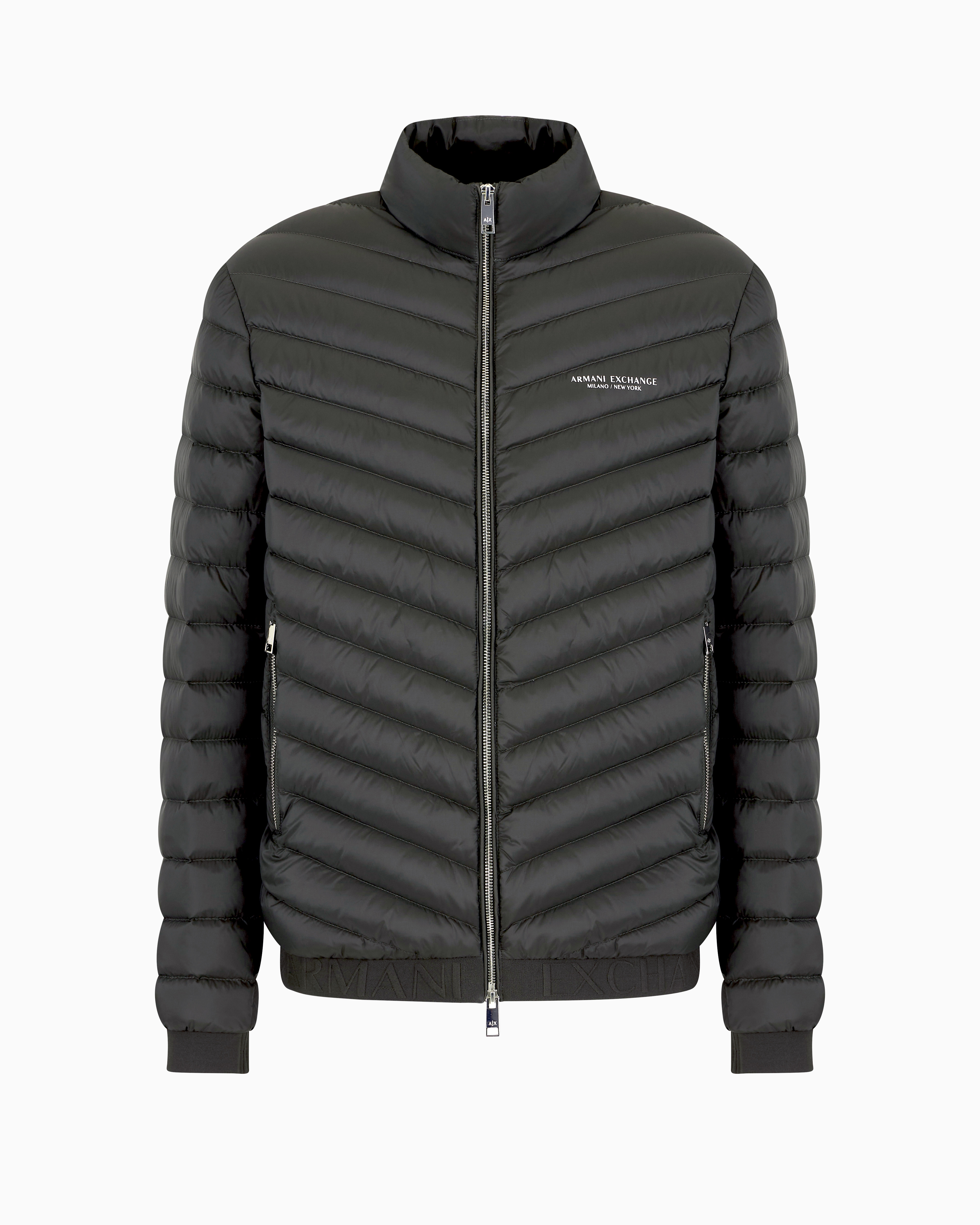 ARMANI EXCHANGE DOUBLE-FACED PADDED JACKET WITH ZIP 