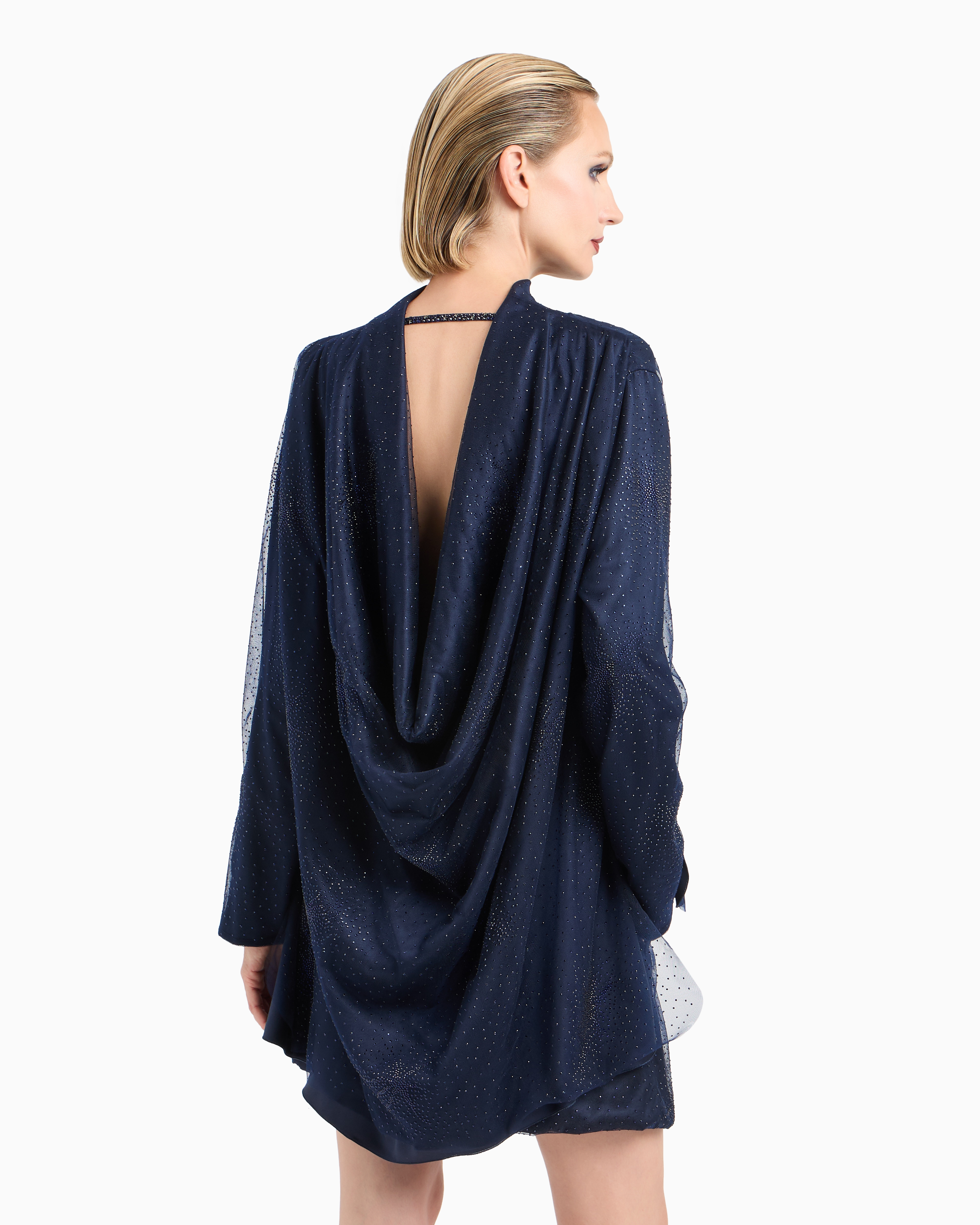 Giorgio Armani Silk Blouse With Rhinestone Embroidery