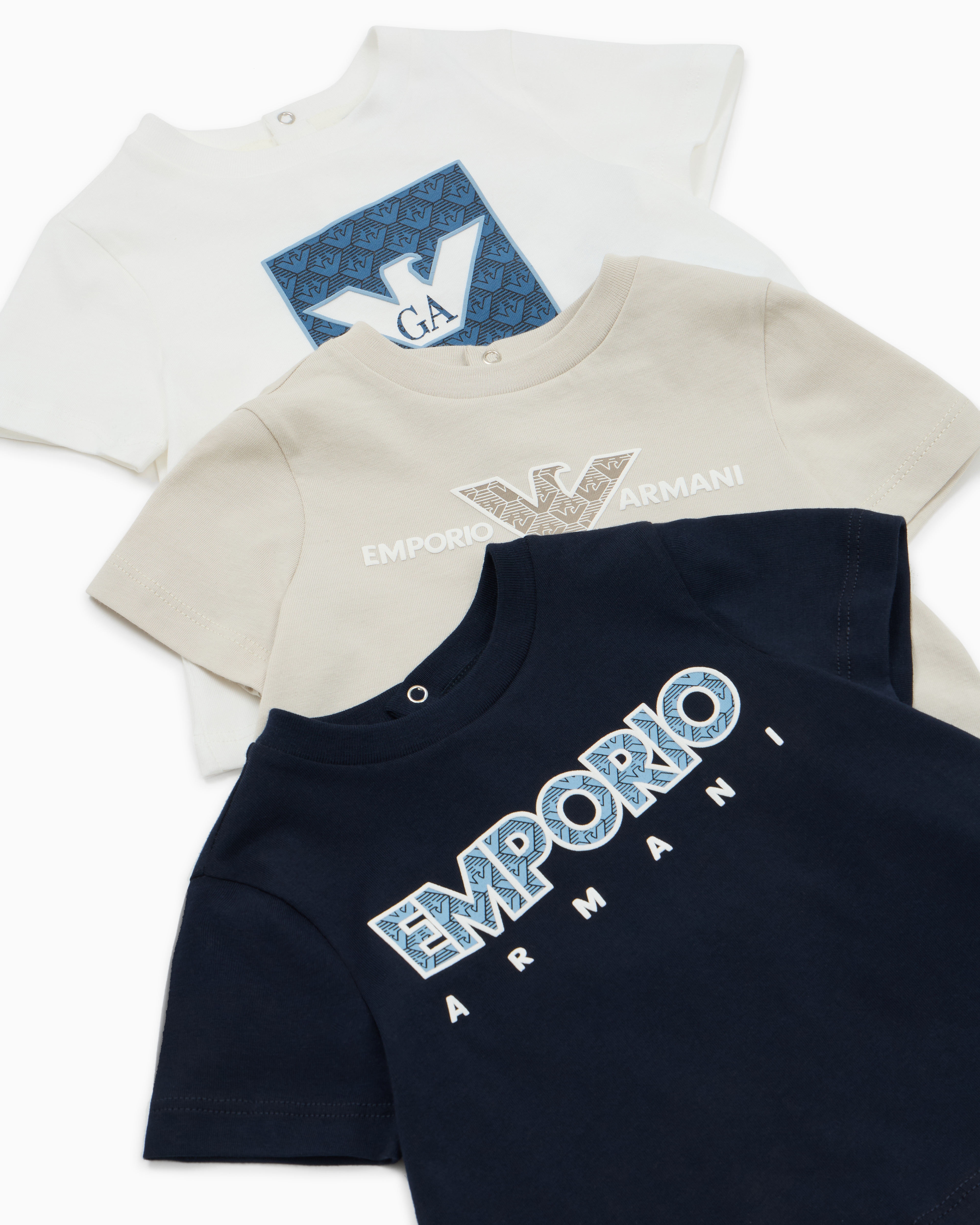 関税込◆EMPORIO ARMANI グラフィック Tシャツ EMPORIO ARMANI (エンポリオアルマーニ) グラフィック ラメ