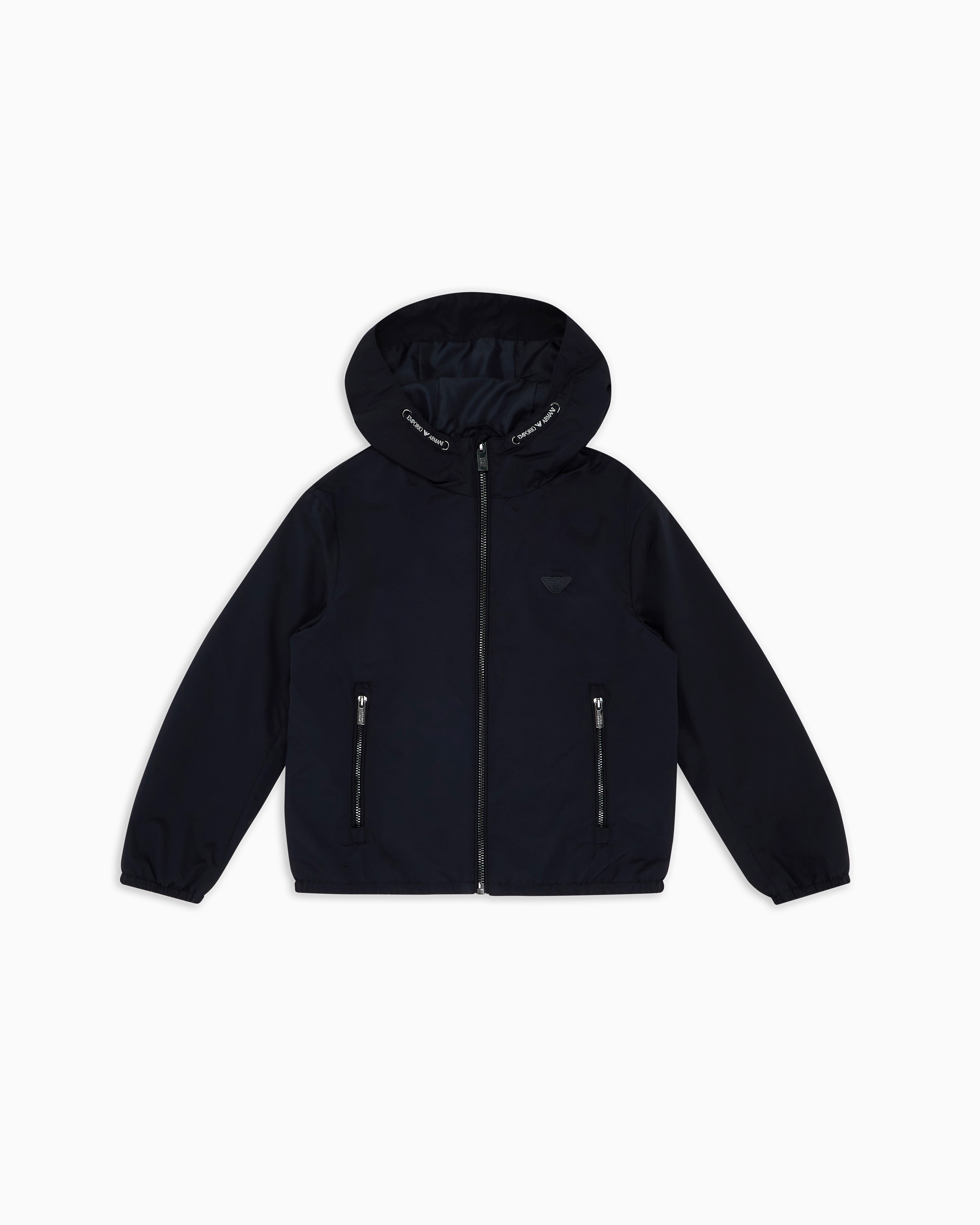EMPORIO ARMANI NYLON HOODED BLOUSON