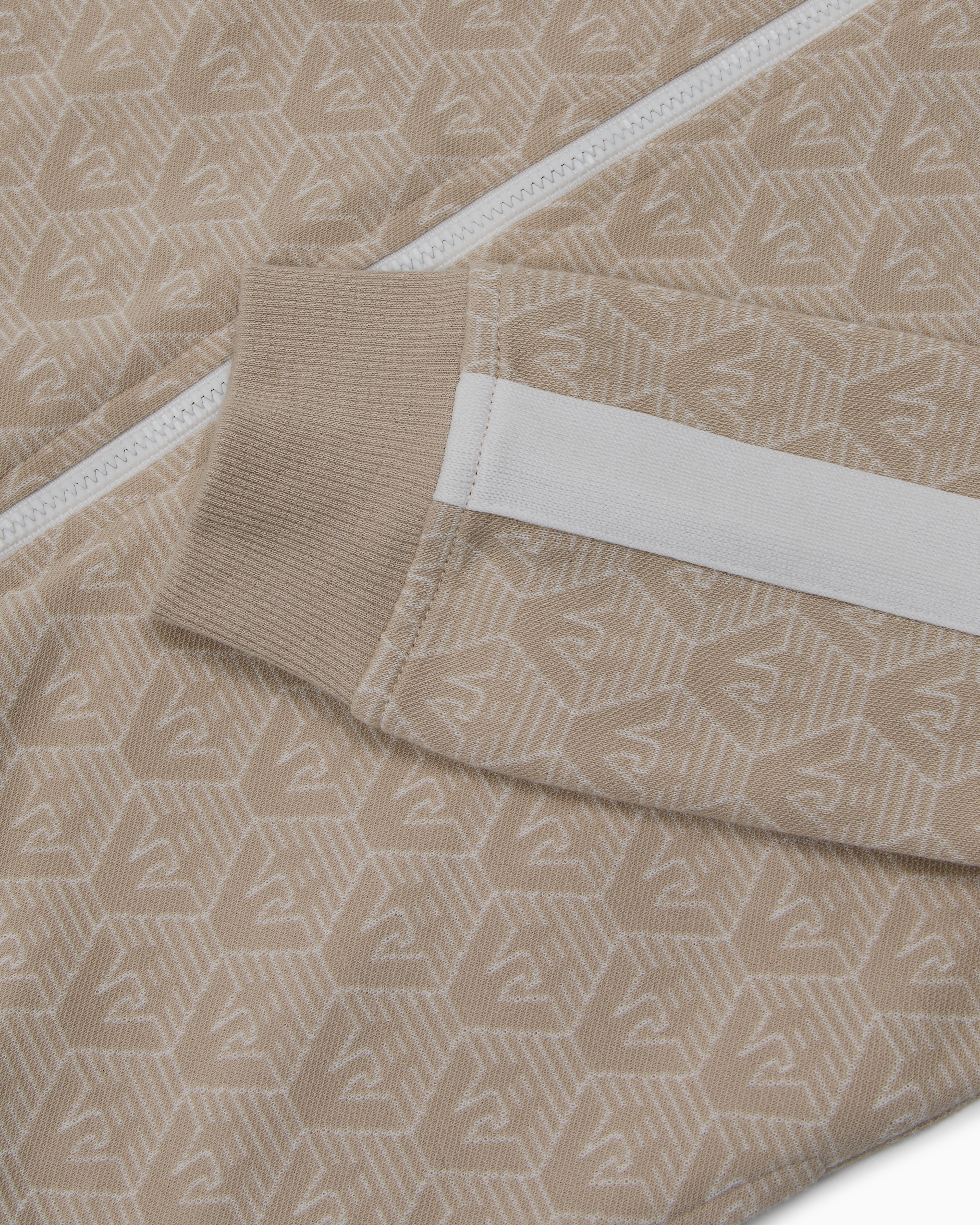 Emporio Armani Zip-up Sweatshirts In Beige