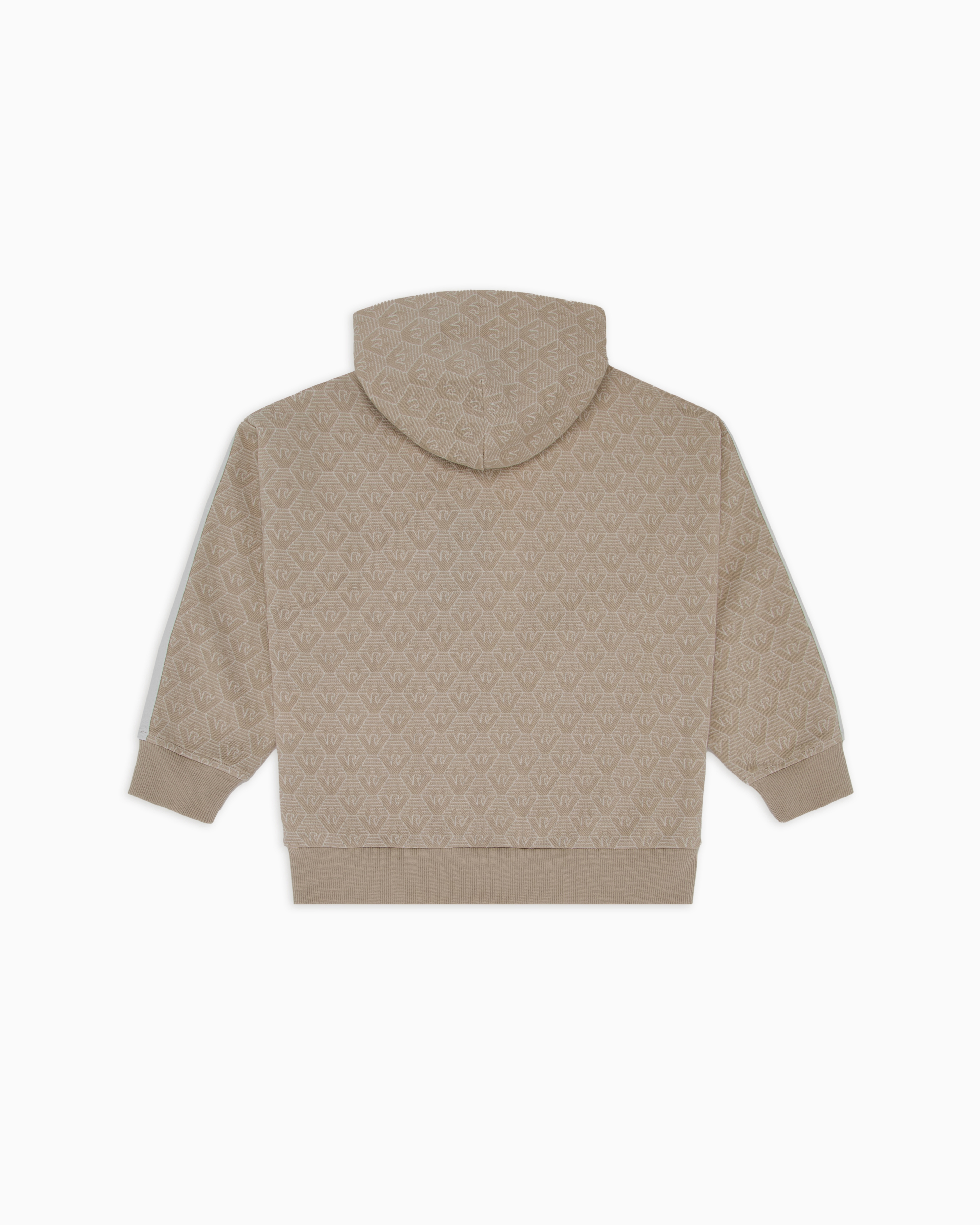 Emporio Armani Zip-up Sweatshirts In Beige