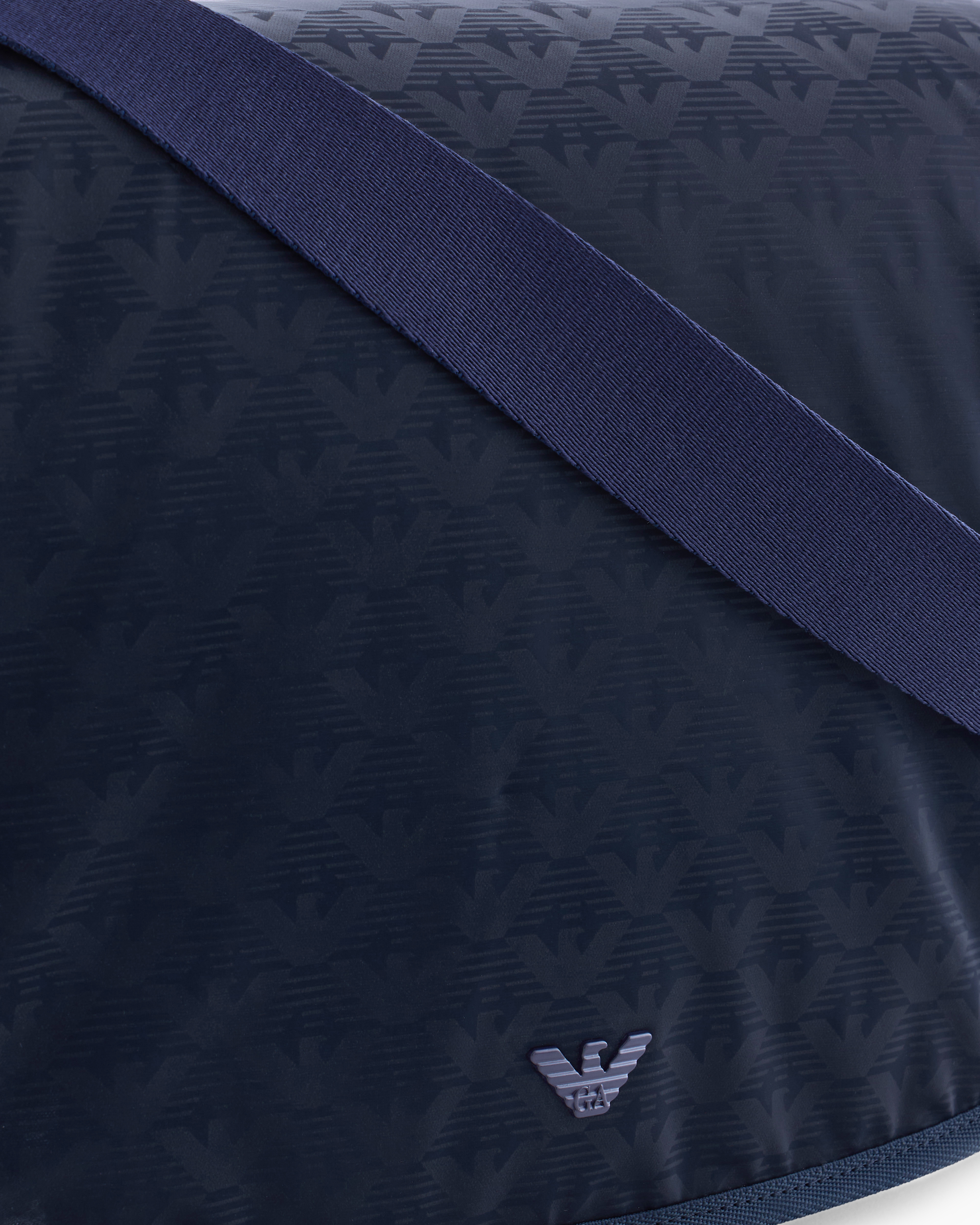 EMPORIO ARMANI MOMMY BAG SET WITH ALL-OVER EAGLE LOGO