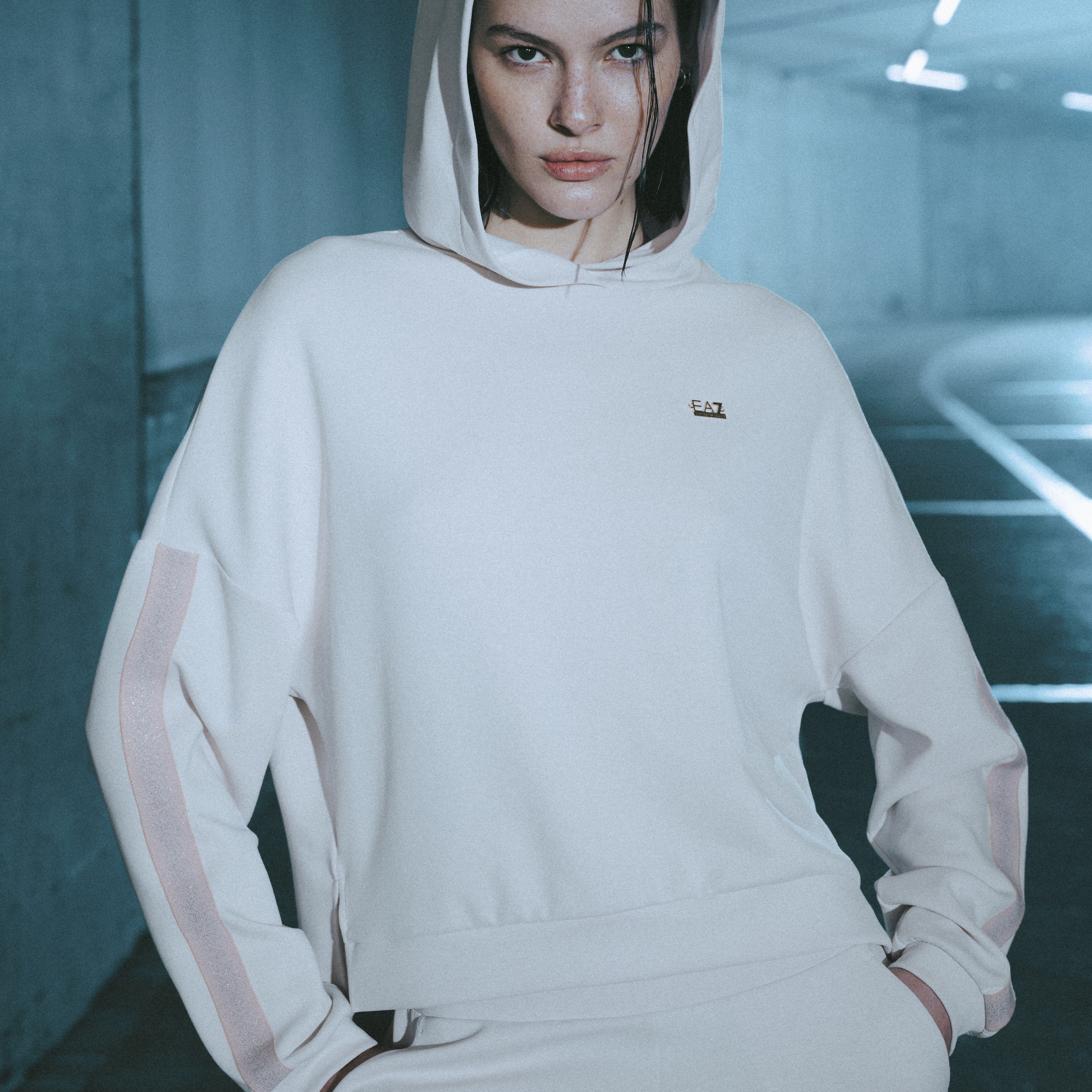 Sporty Forever クルーネックTシャツ モダール混紡 | EA7