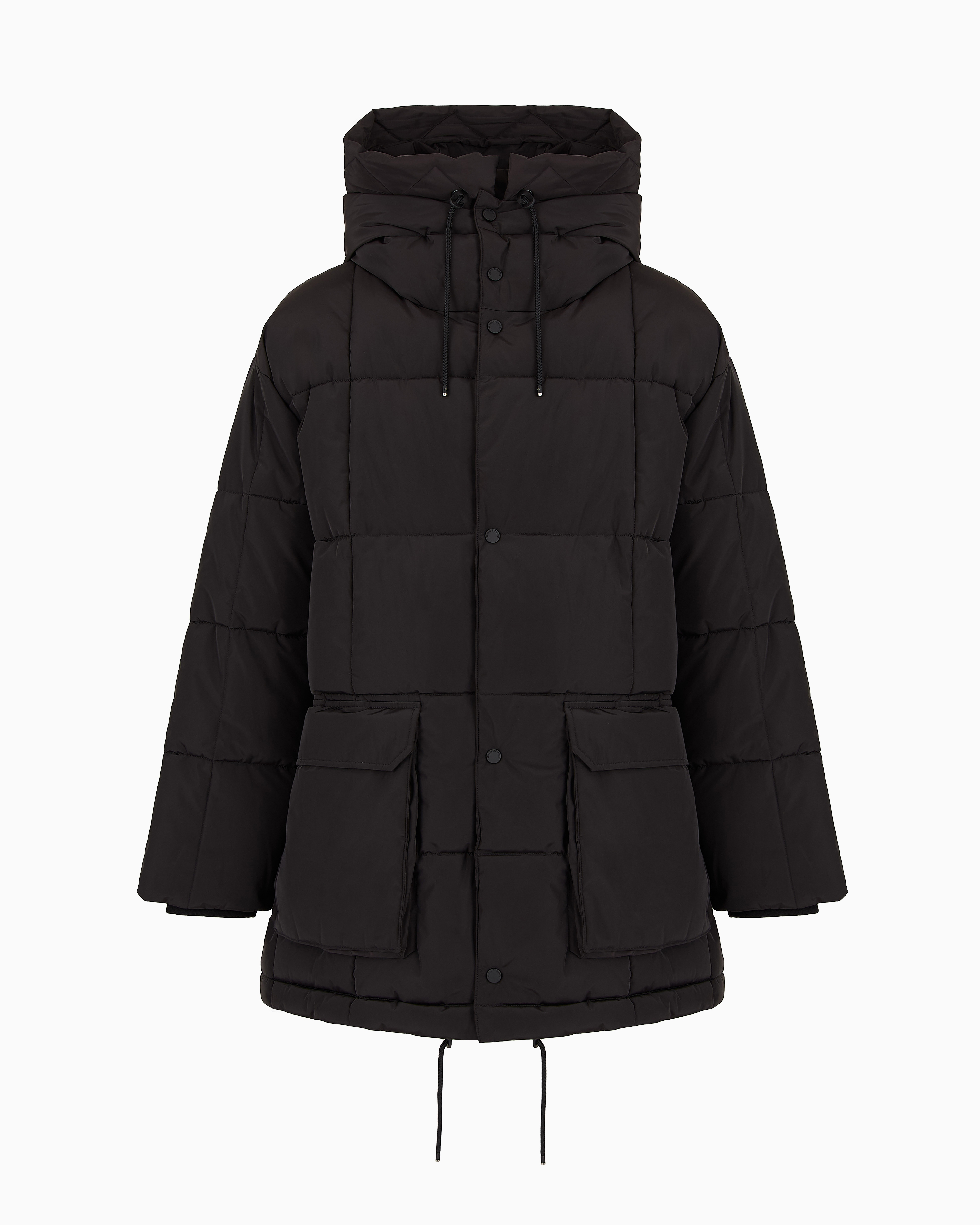 Armani Exchange Official Store Puffer Jackets In Black