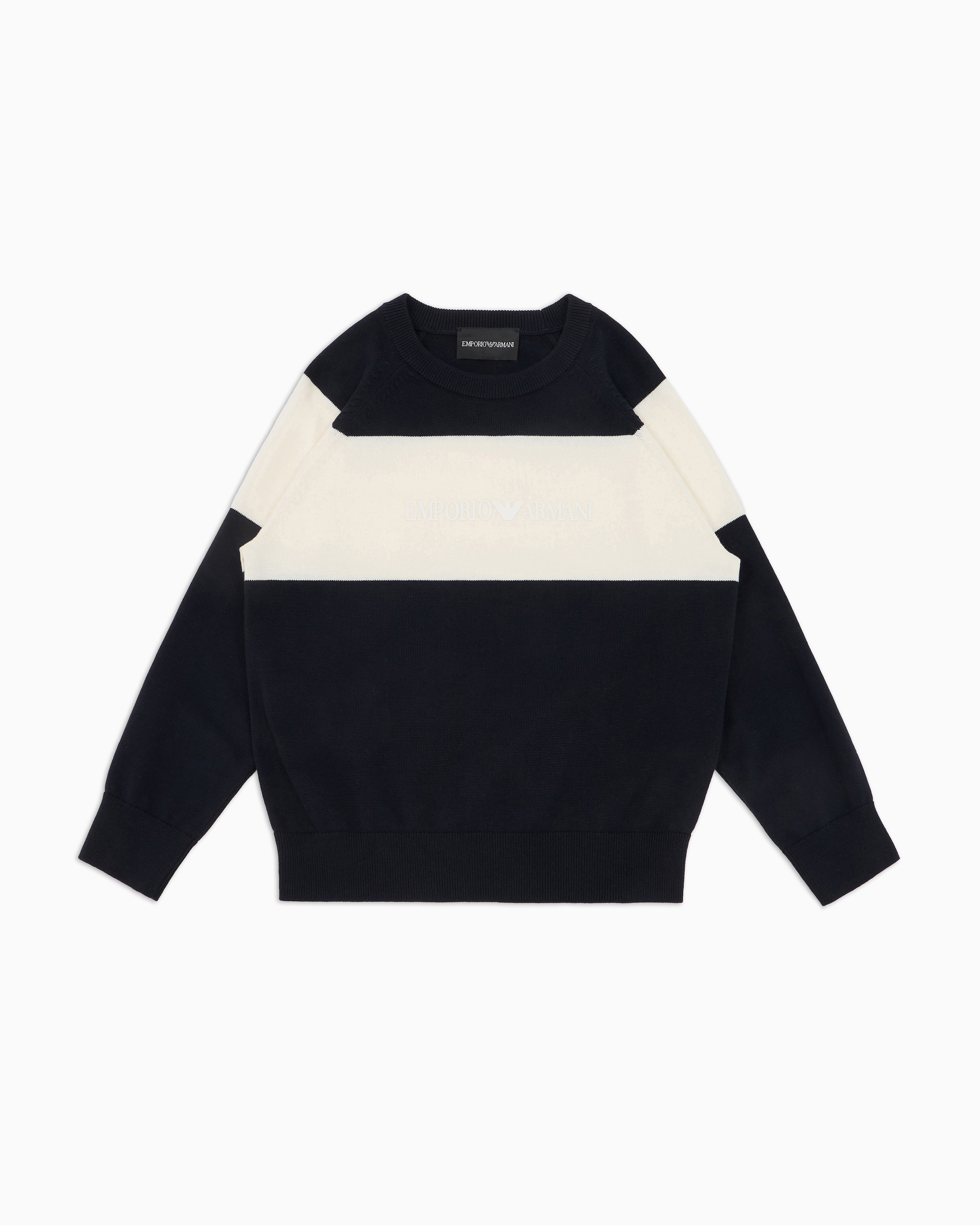 Emporio Armani Jumpers In Navy Blue
