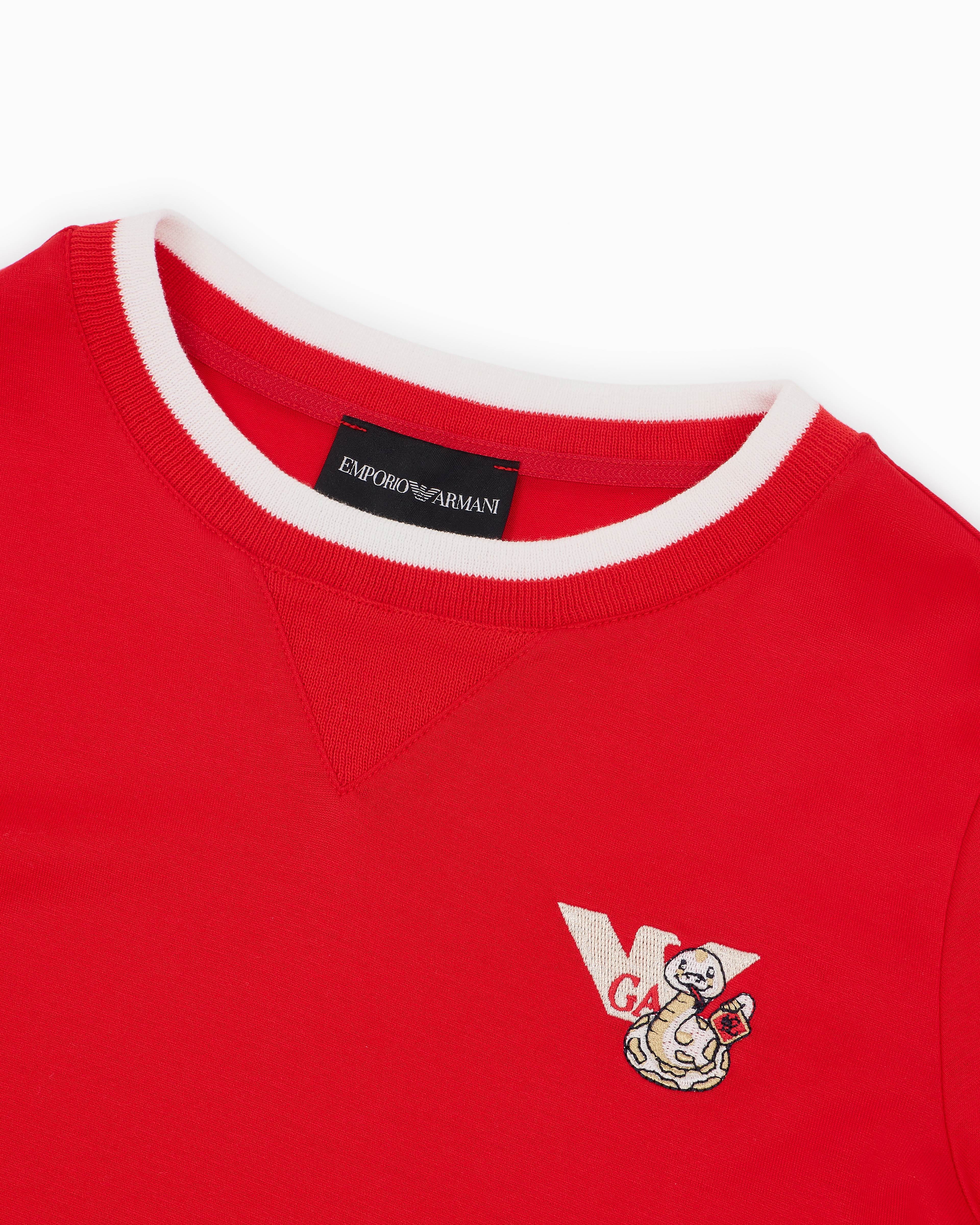 Emporio Armani T-shirts In Red