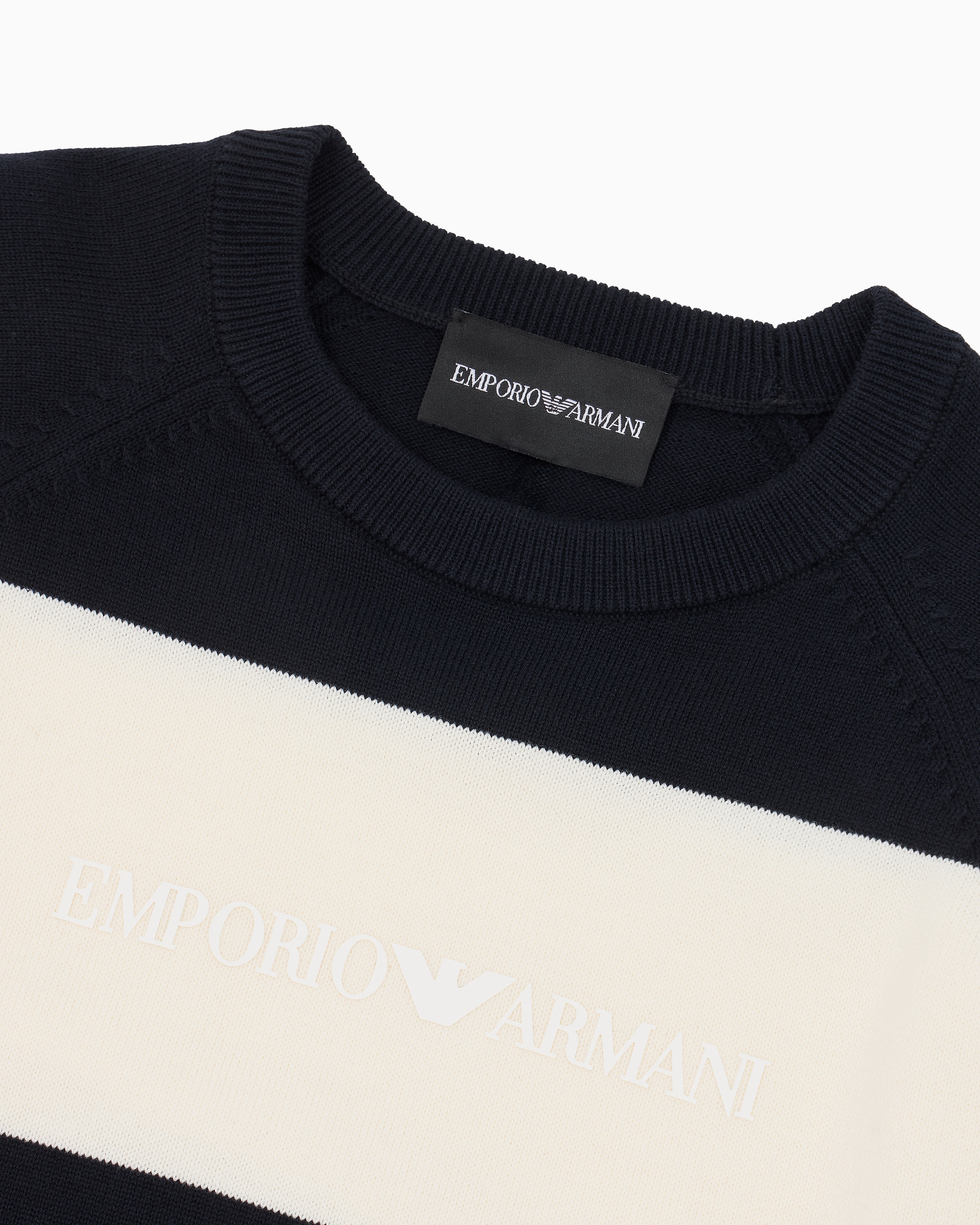 Emporio Armani logo embroidery jumper | Emporio Armani