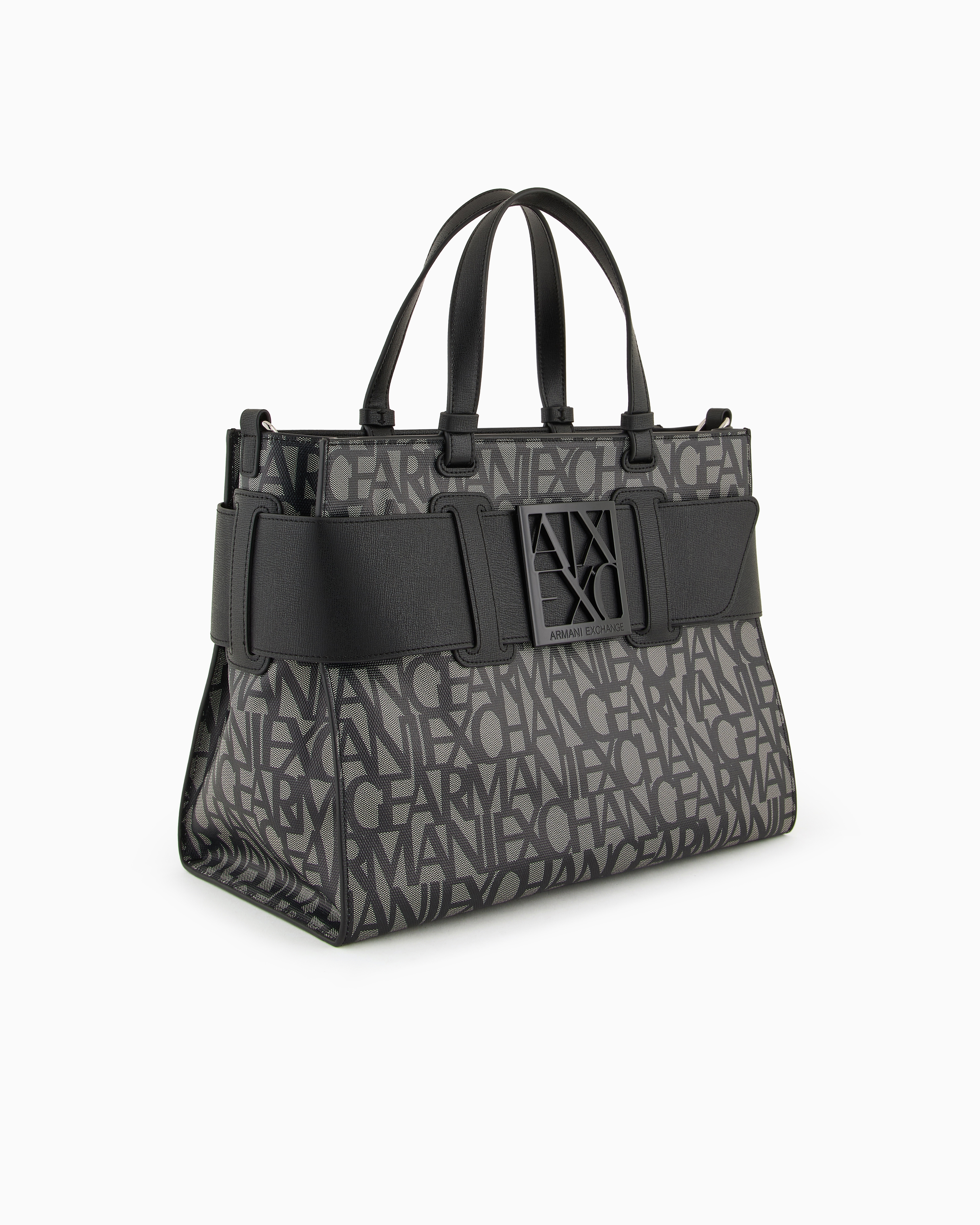 Armani Exchange Official Store Shoppers In Black