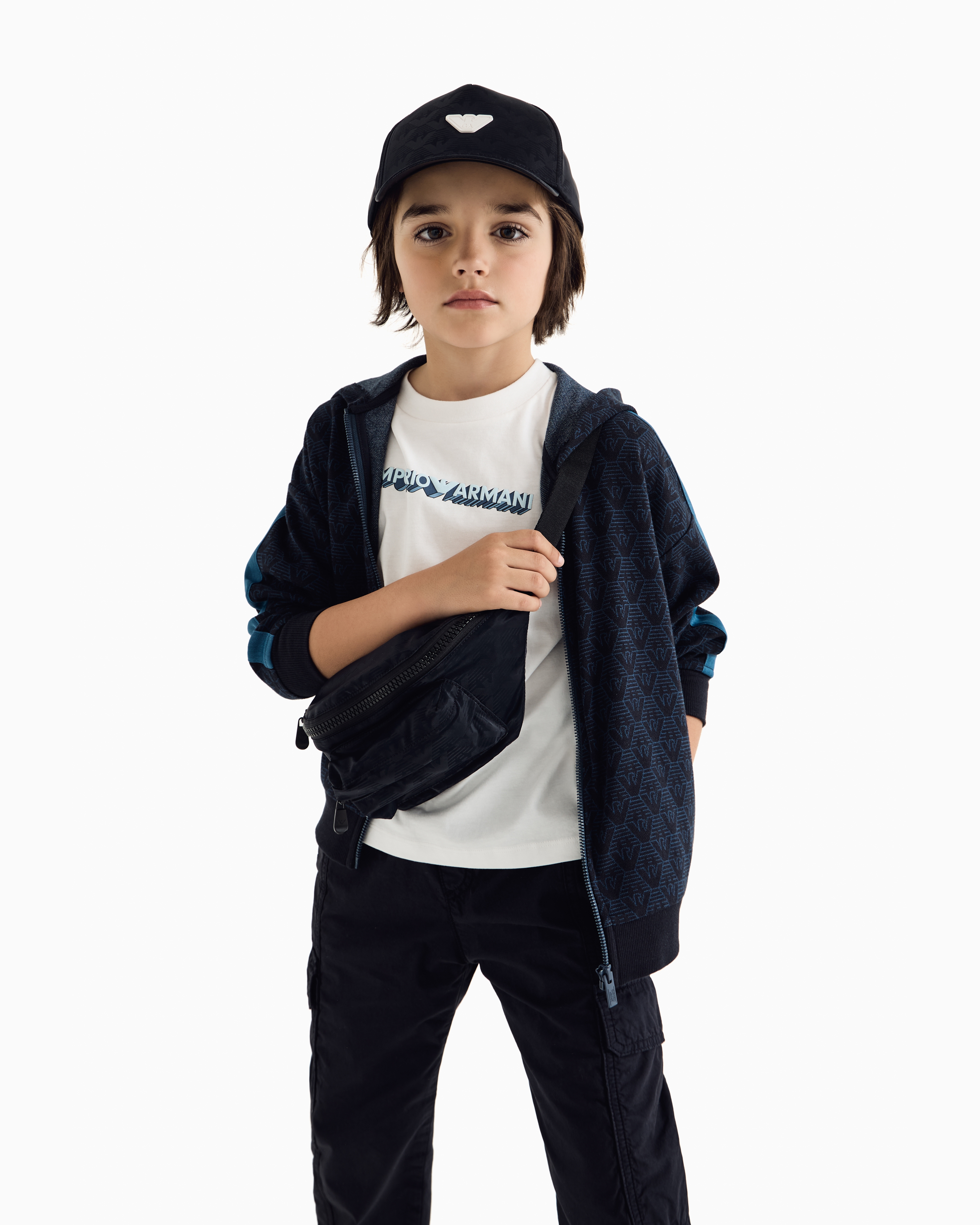 Emporio Armani Zip-up Sweatshirts