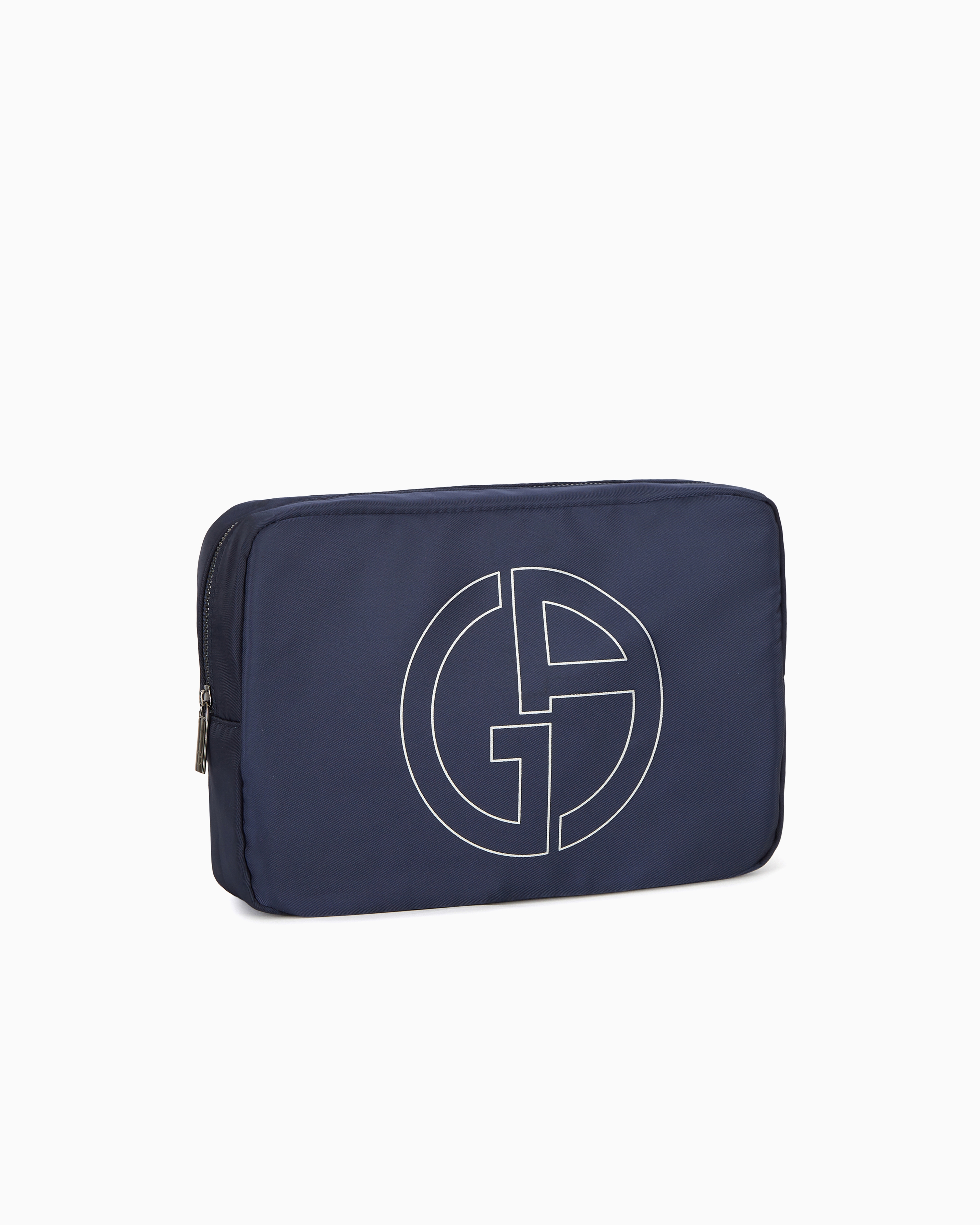 Giorgio Armani Official Store Swim Trunks With An All-over Logo Jacquard In Blue Logo