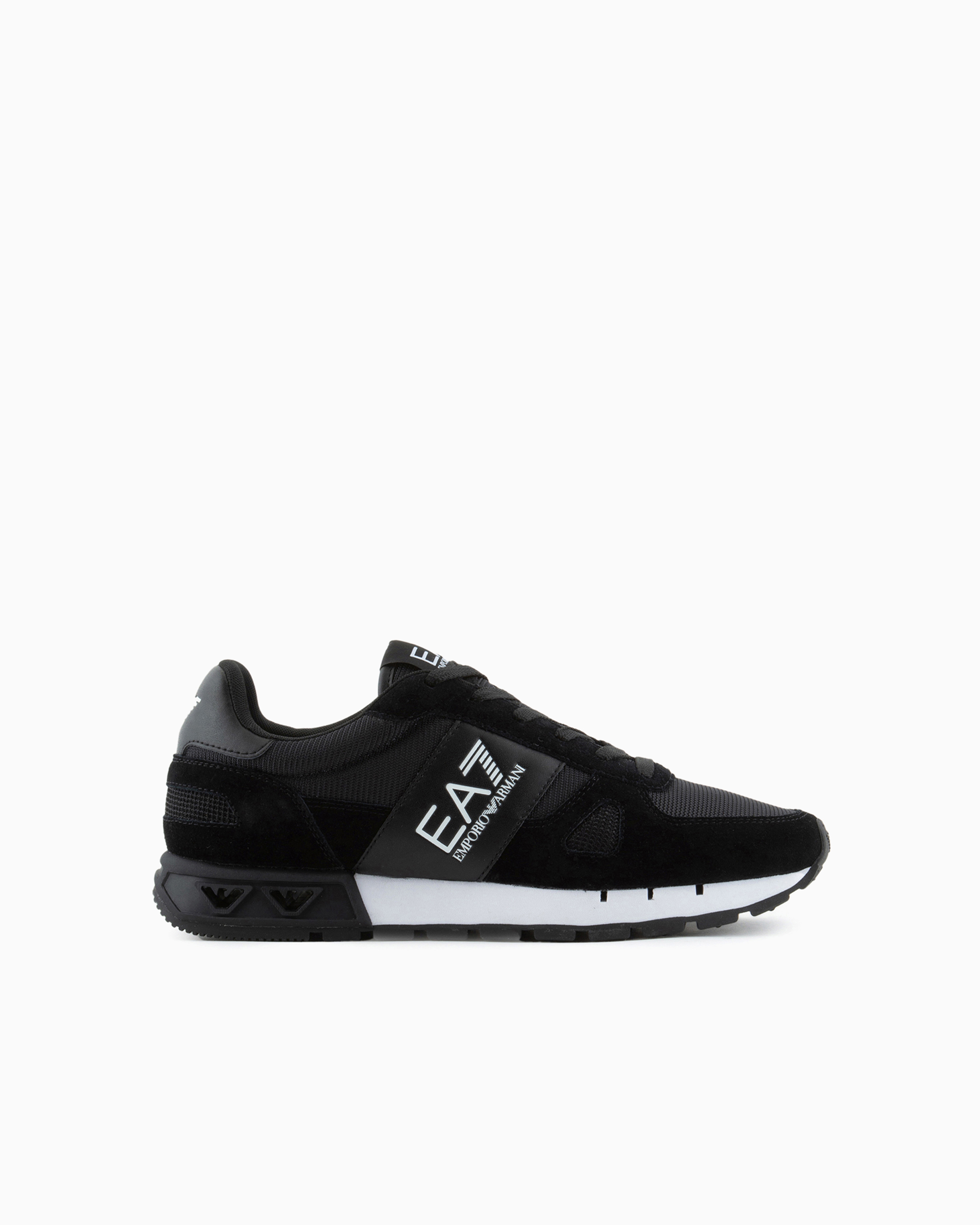 Ea7 Black & White Legacy Sneakers