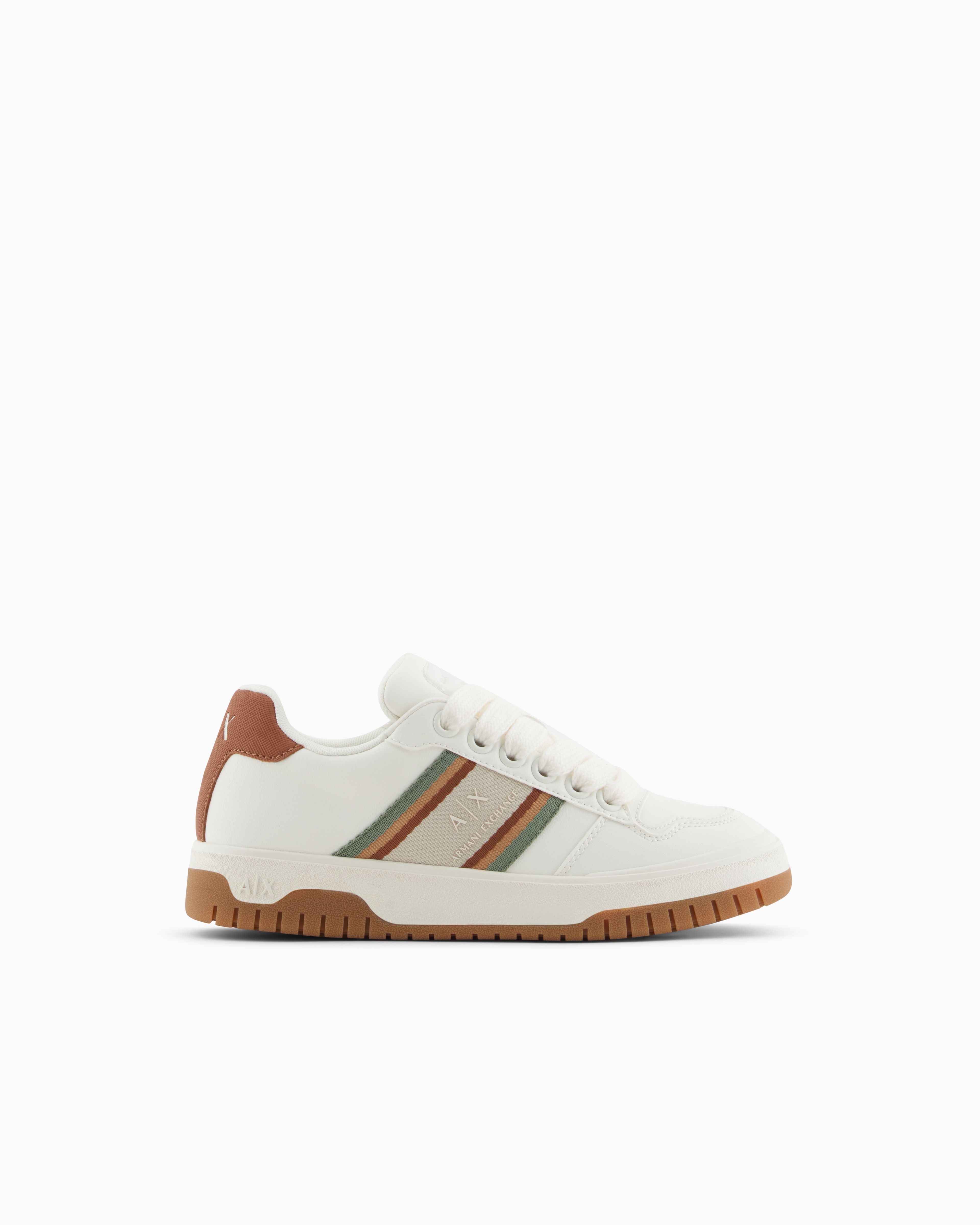 Armani Exchange Sneakers In White