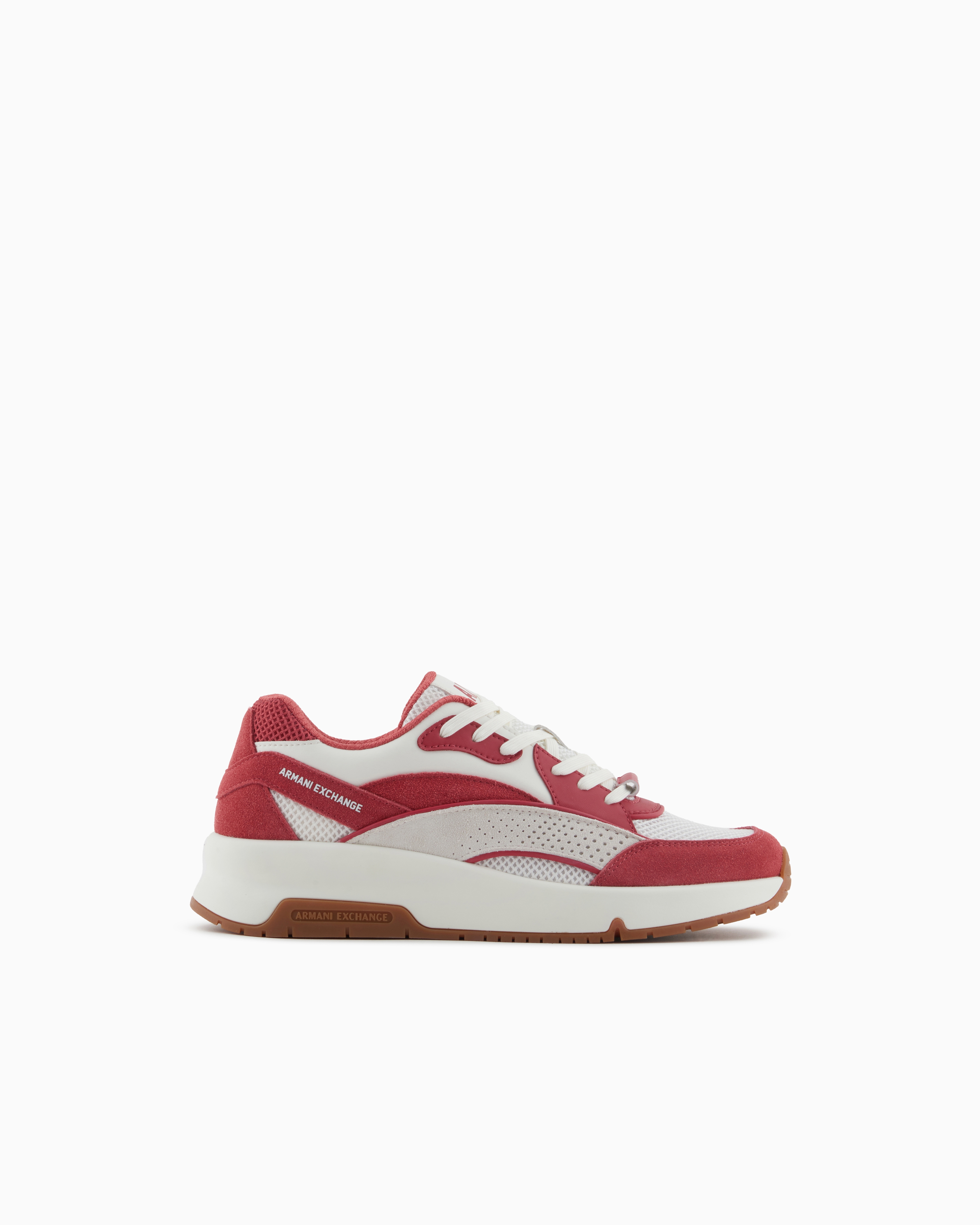 Armani Exchange Sneakers In Red