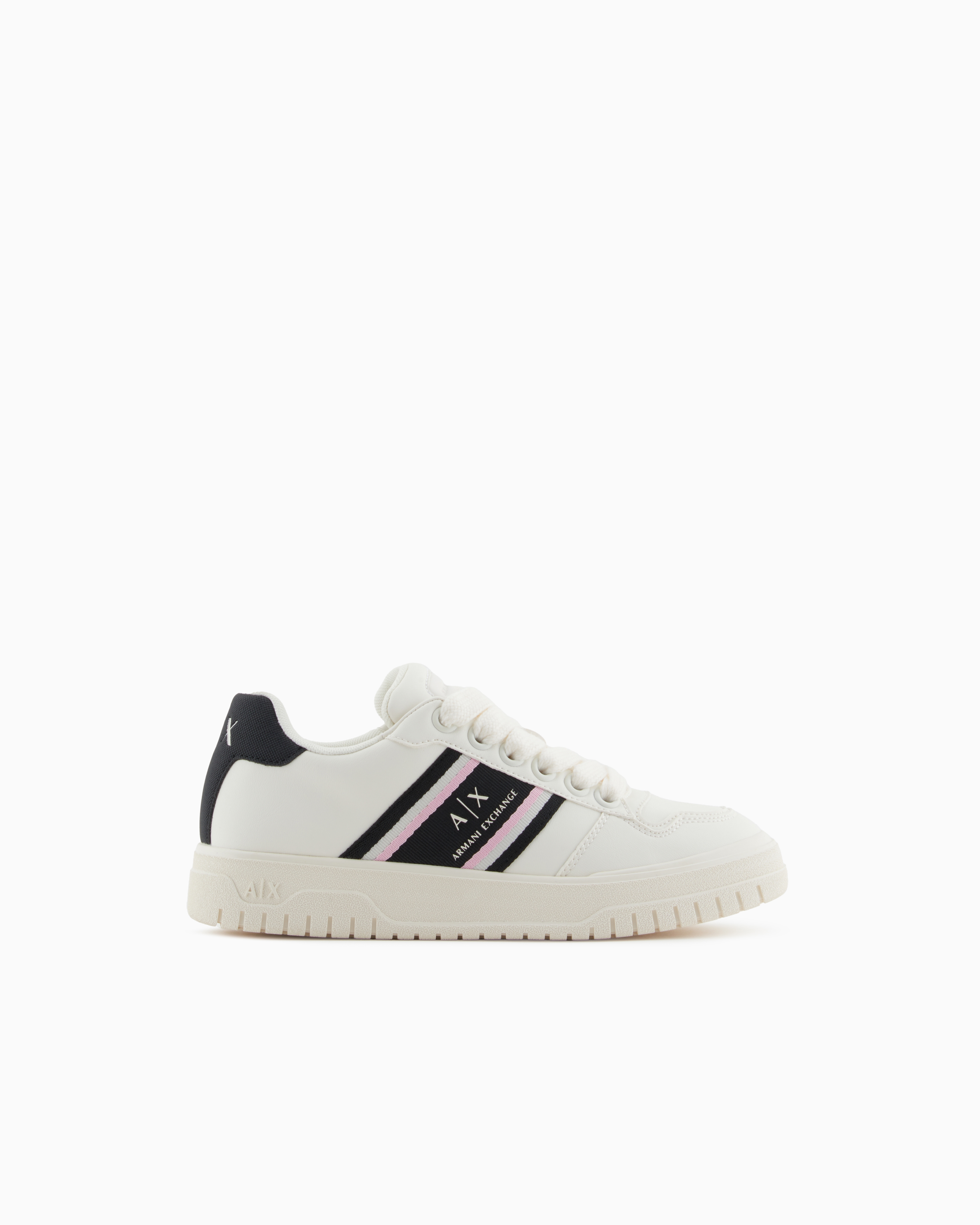 Armani Exchange Sneakers In White