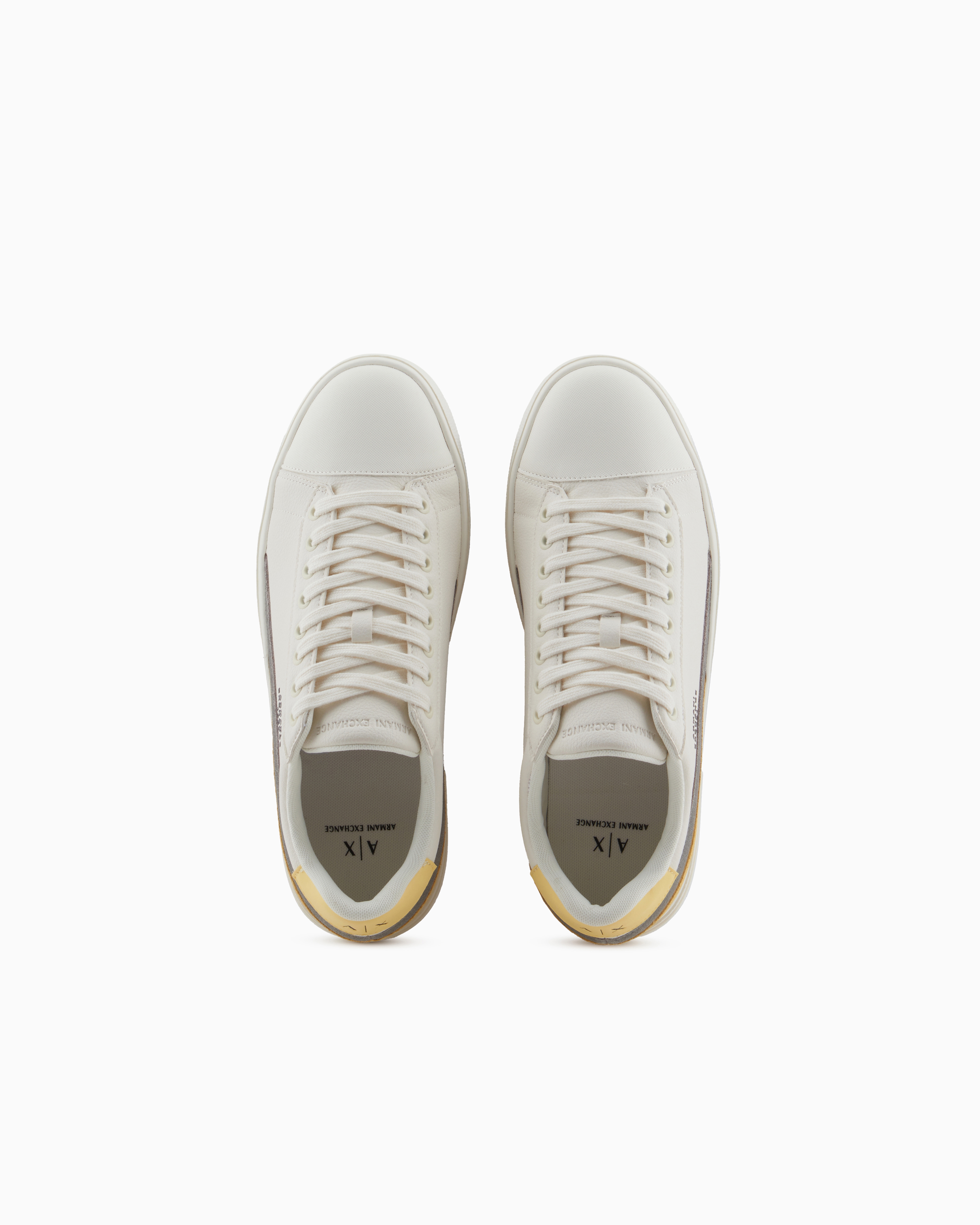 Armani Exchange Sneakers In Yellow
