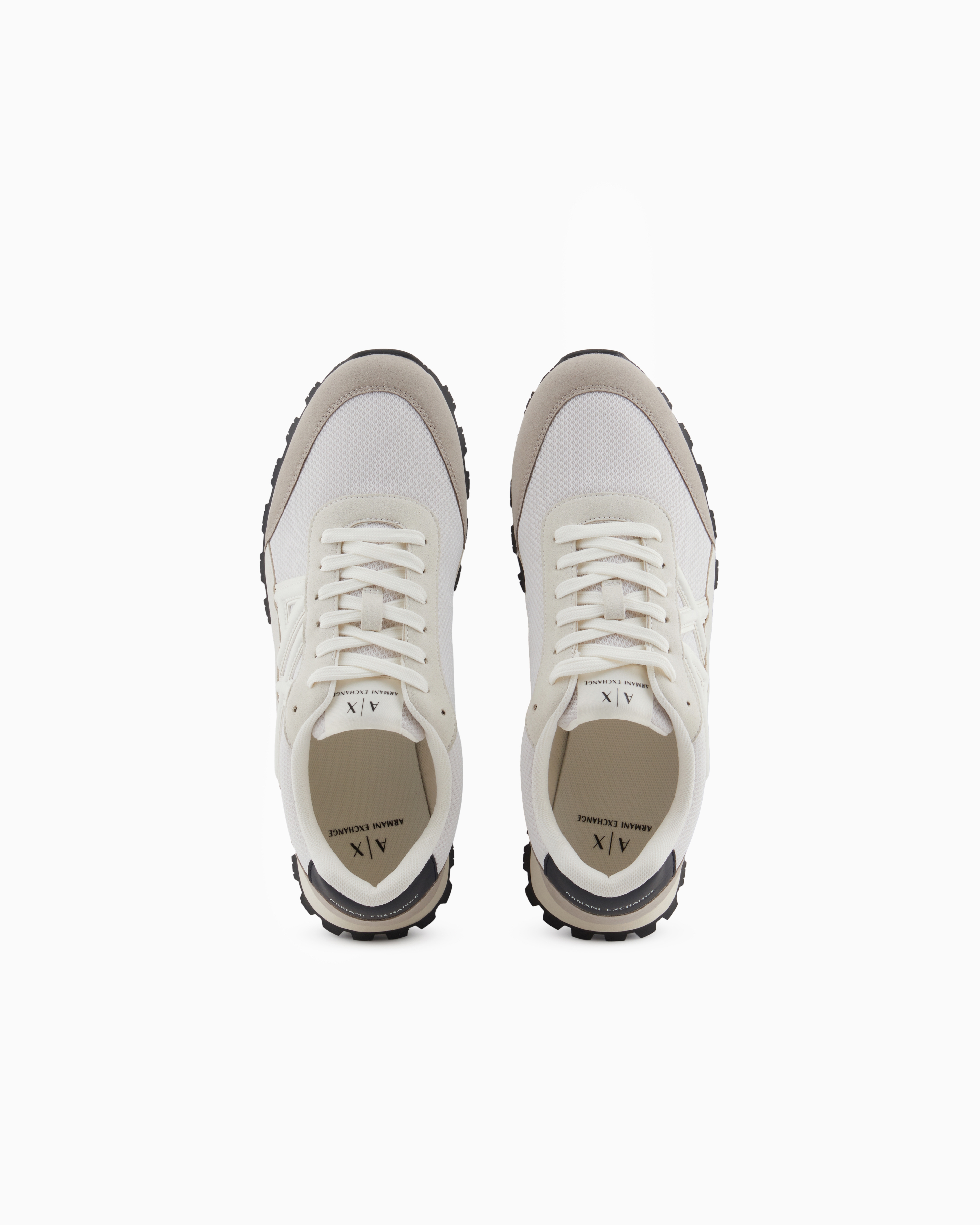 Armani Exchange Sneakers In Brown