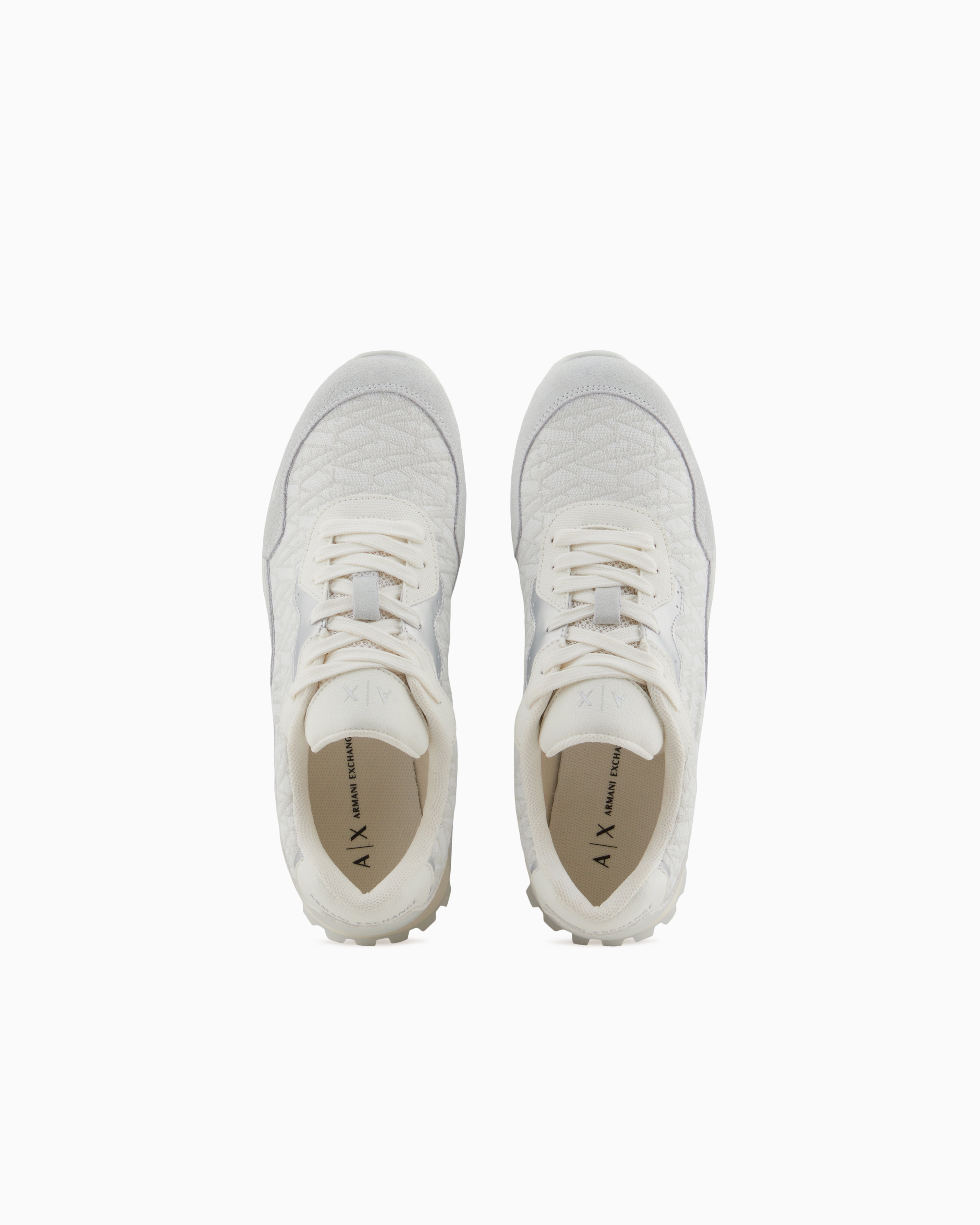 Armani Exchange Sneakers In White