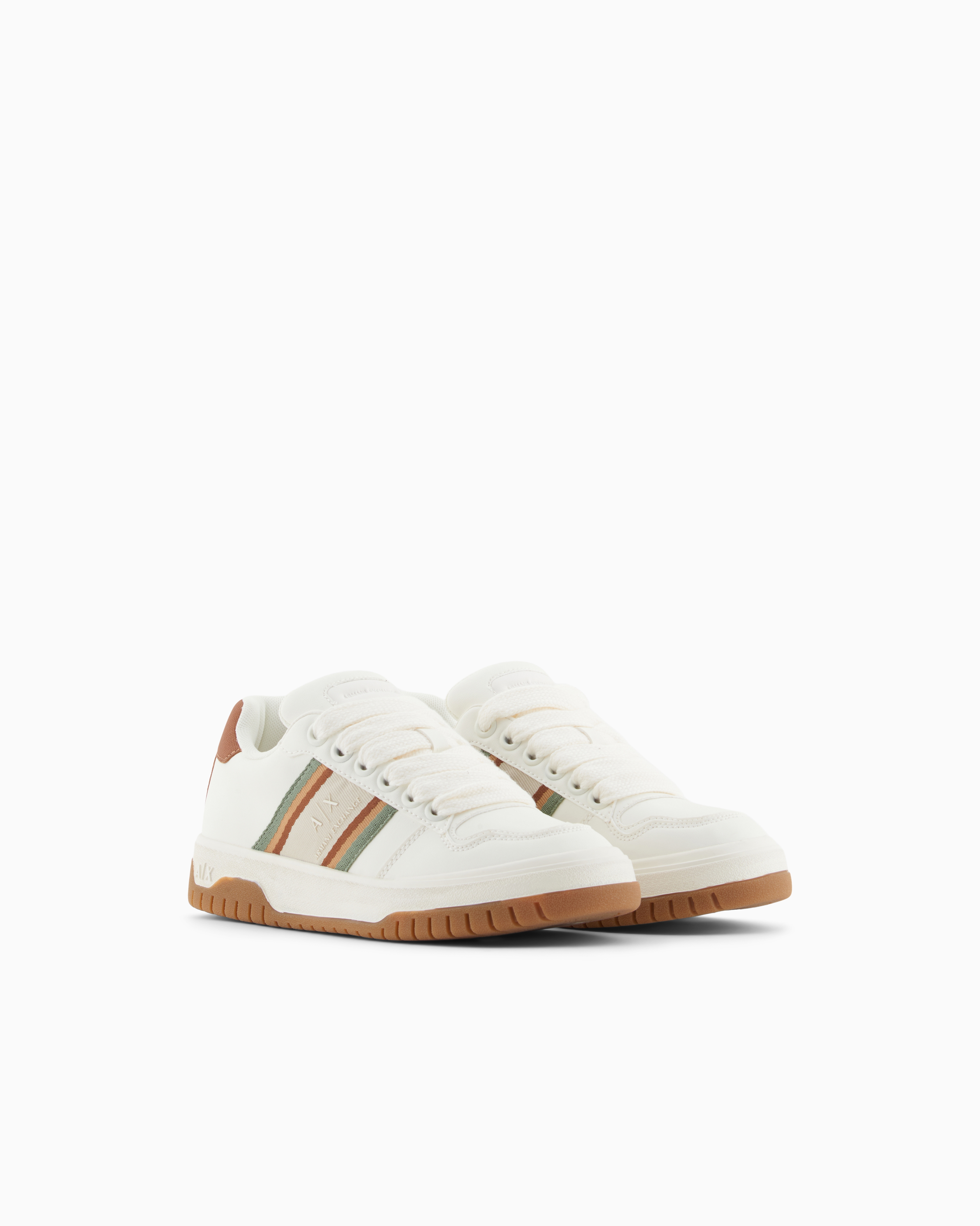 Armani Exchange Sneakers In White