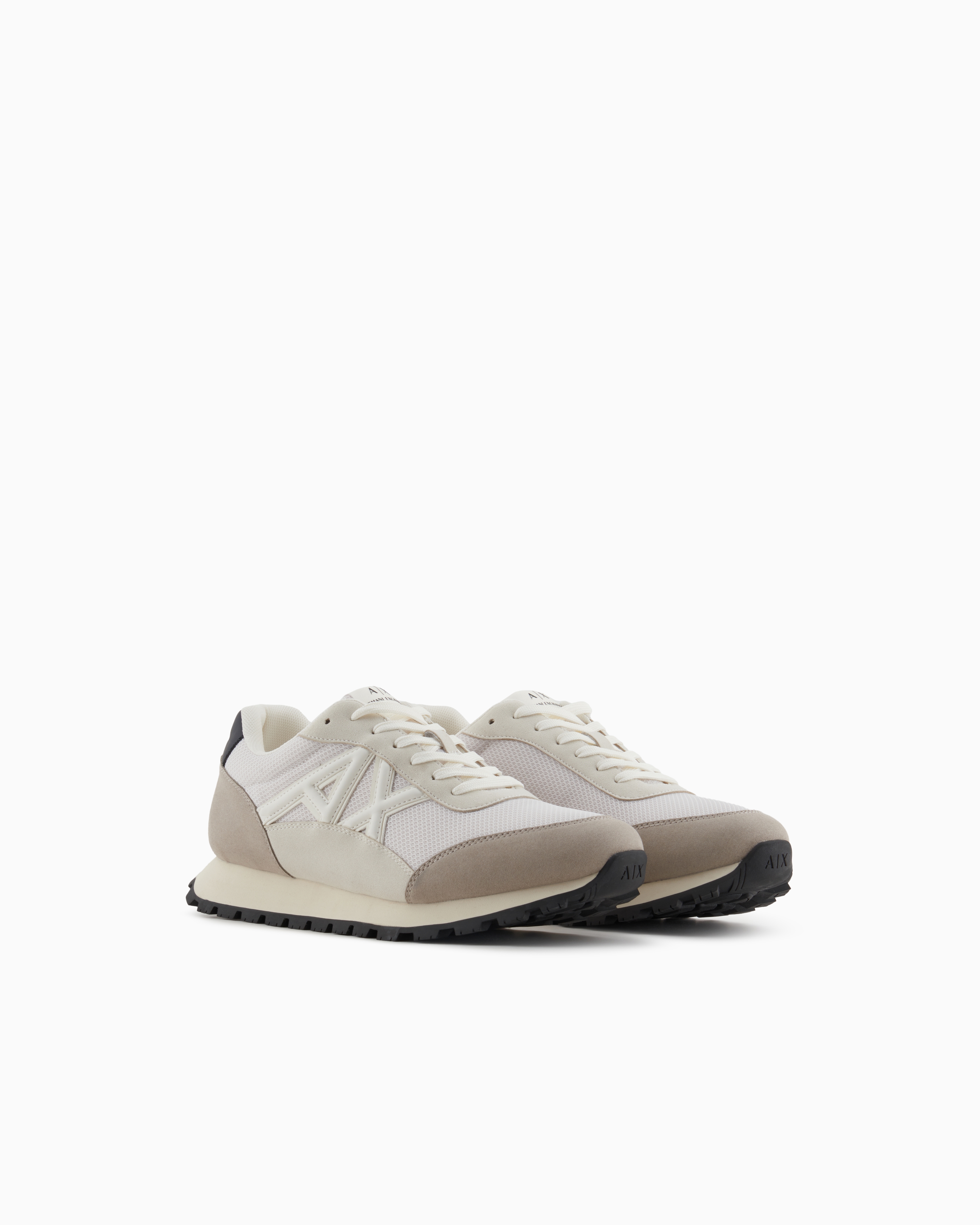 Armani Exchange Sneakers In Brown