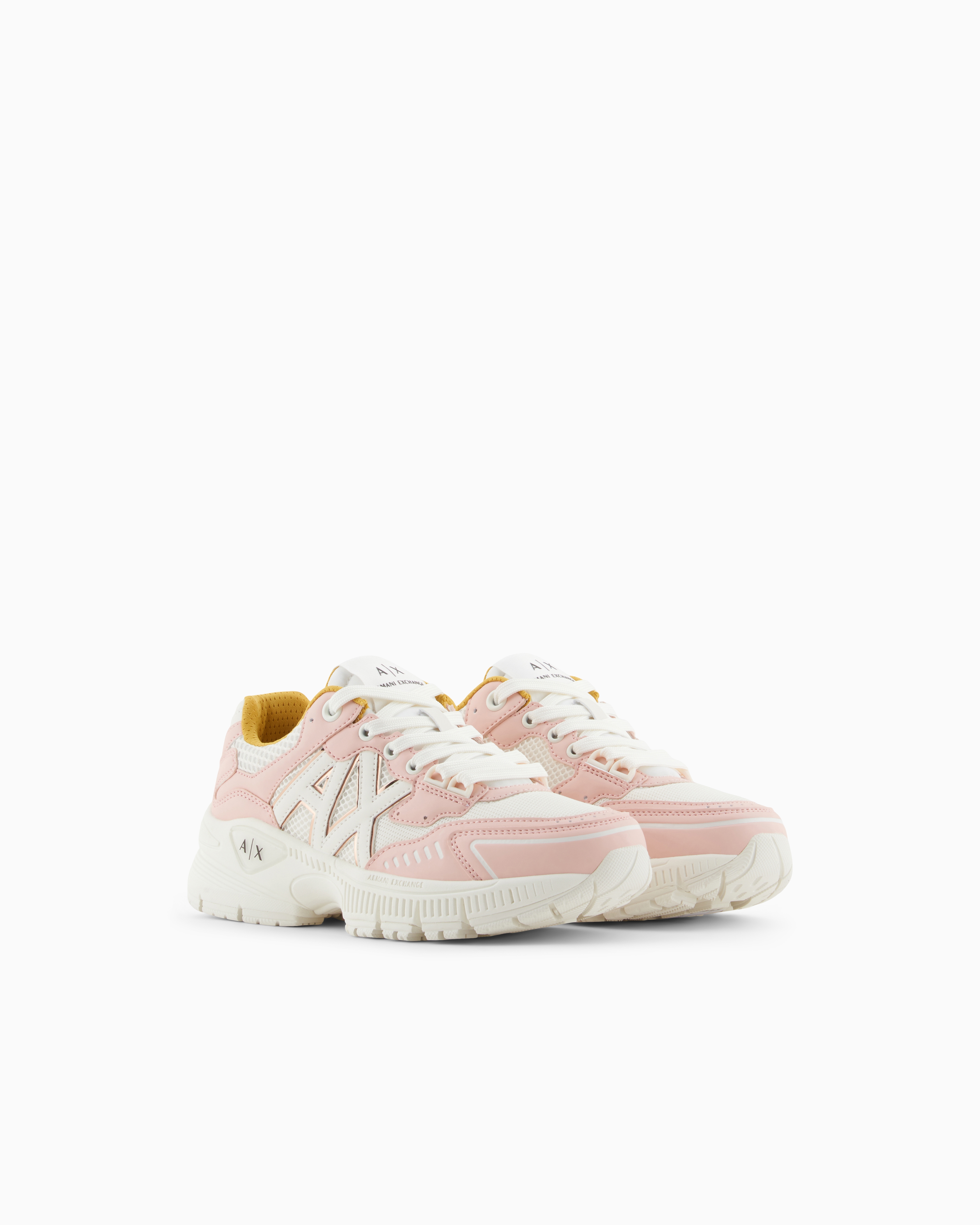 Armani Exchange Sneakers In Pink