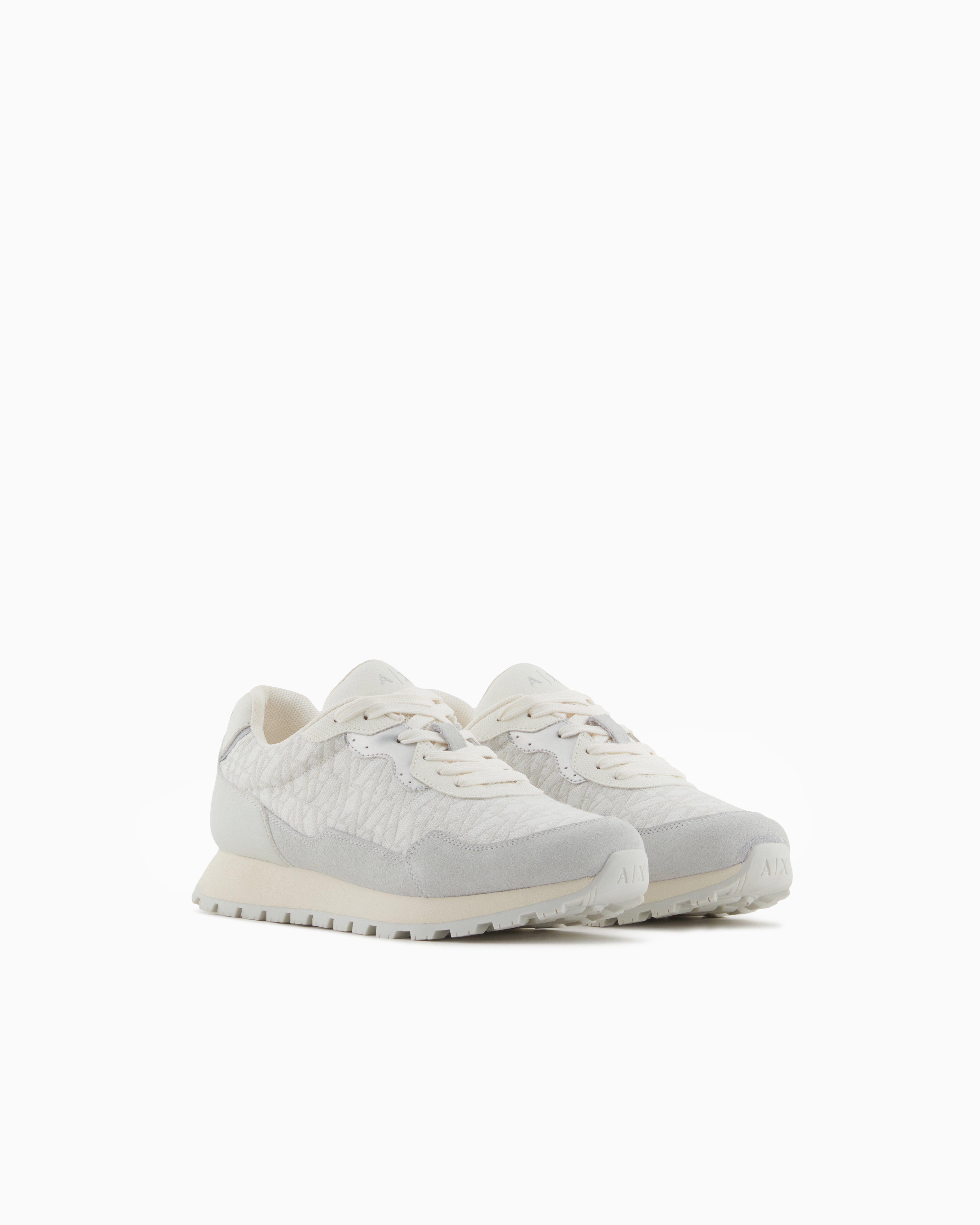 Armani Exchange Sneakers In White